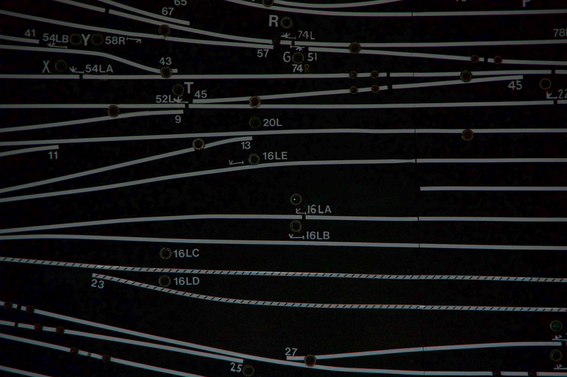 Closeup of the model board