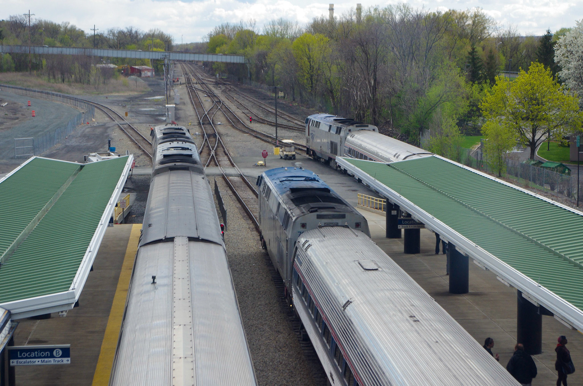 The Boston section of the Lakeshore Ltd. departs