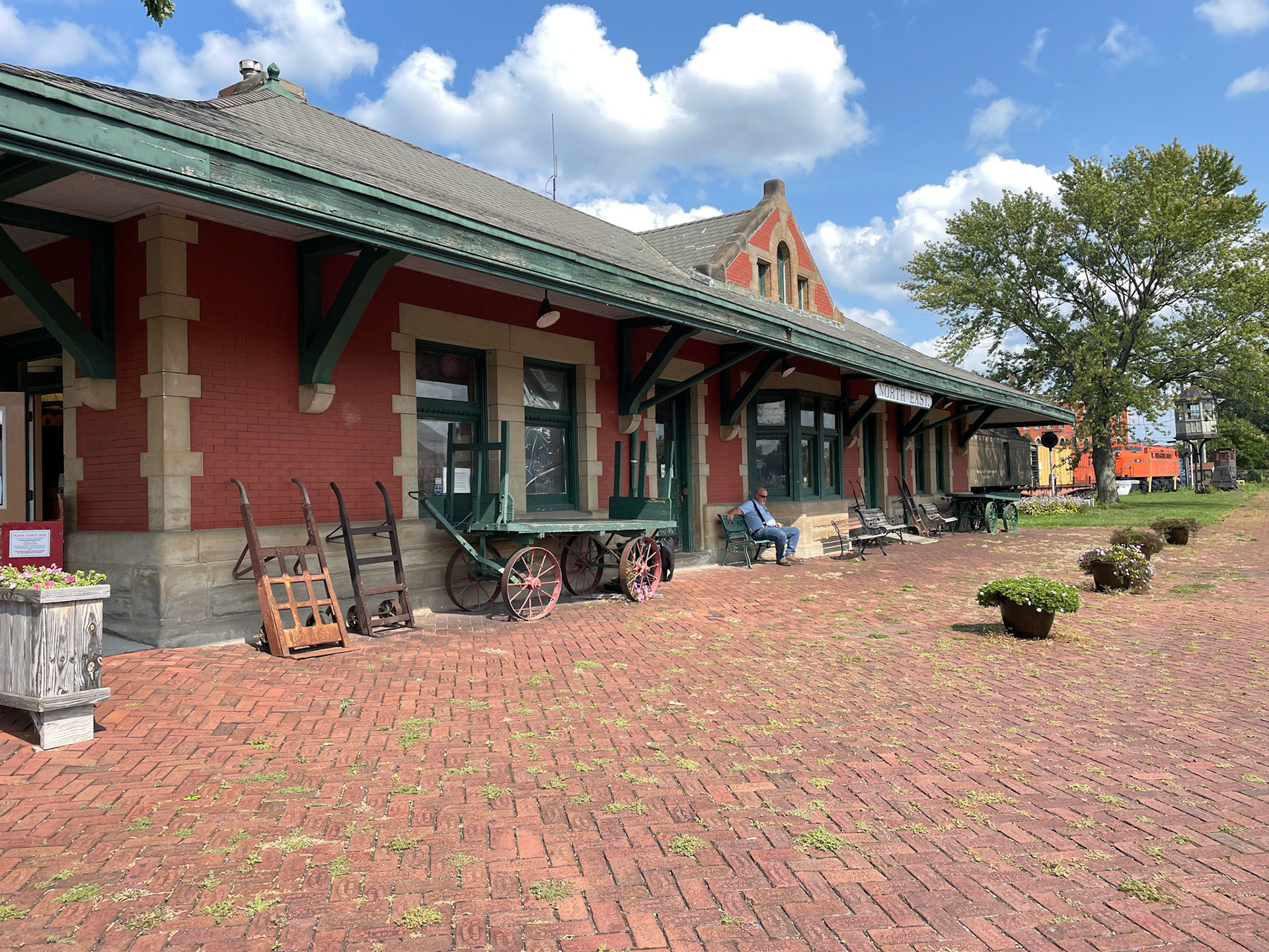 Lake Shore Rwy. Museum in the NYC depot at Nort east, Pa.