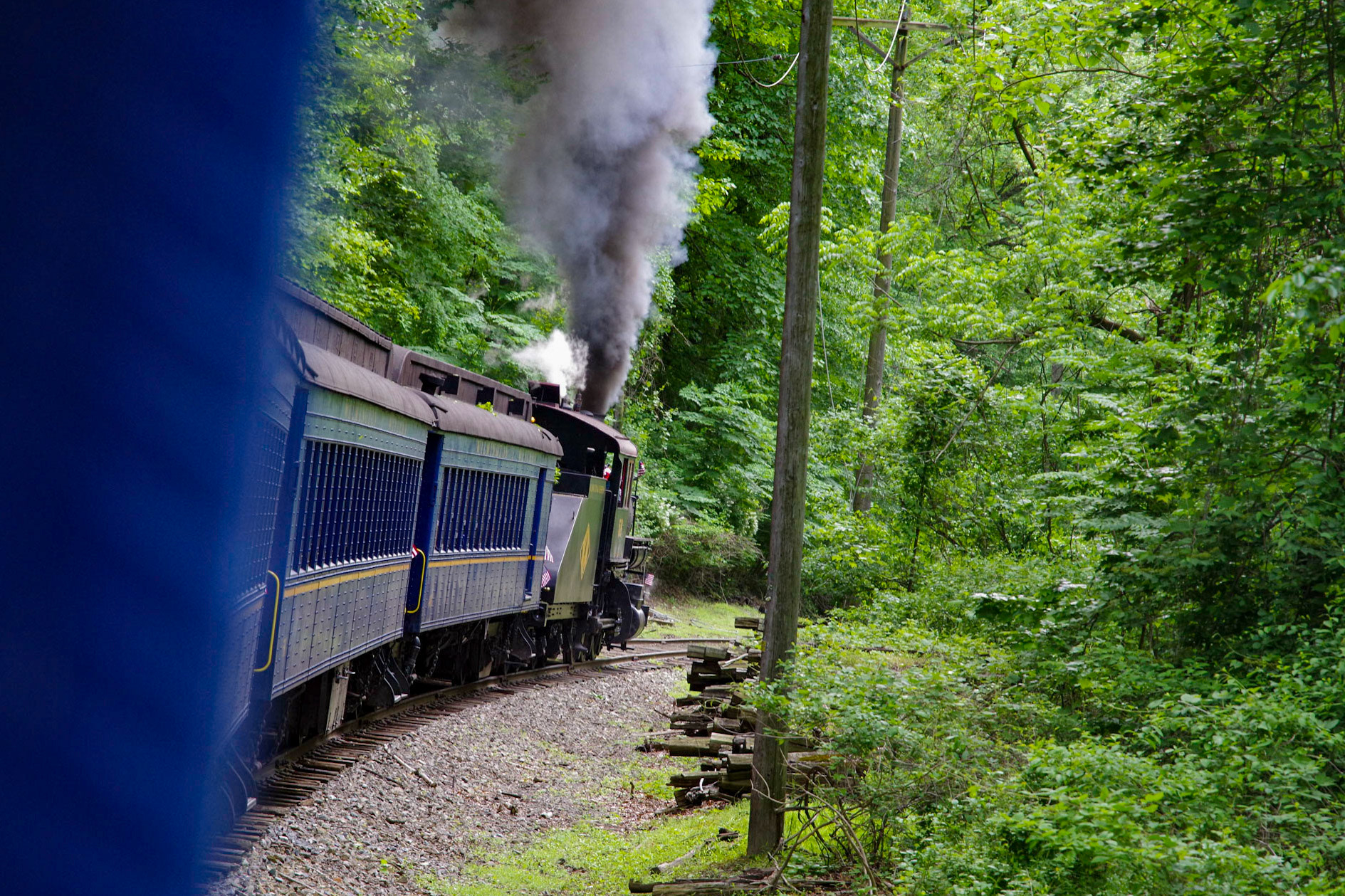 Riding the Wilmington & Western on May 25, 2019