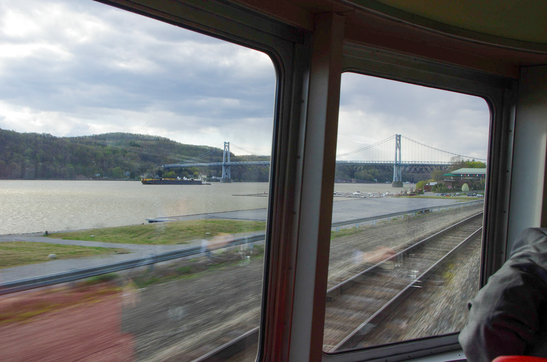 The Mid-Hudson bridge in Poughkeepsie