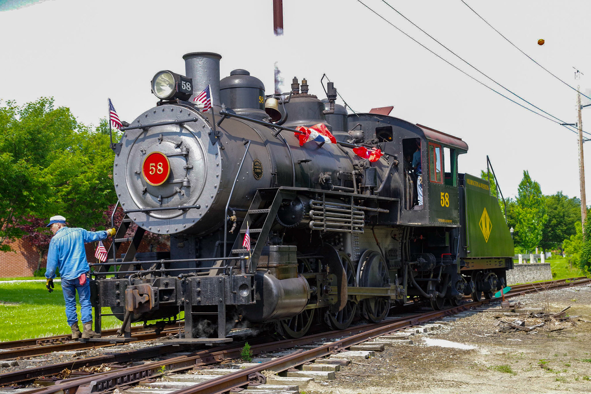Riding the Wilmington & Western on May 25, 2019