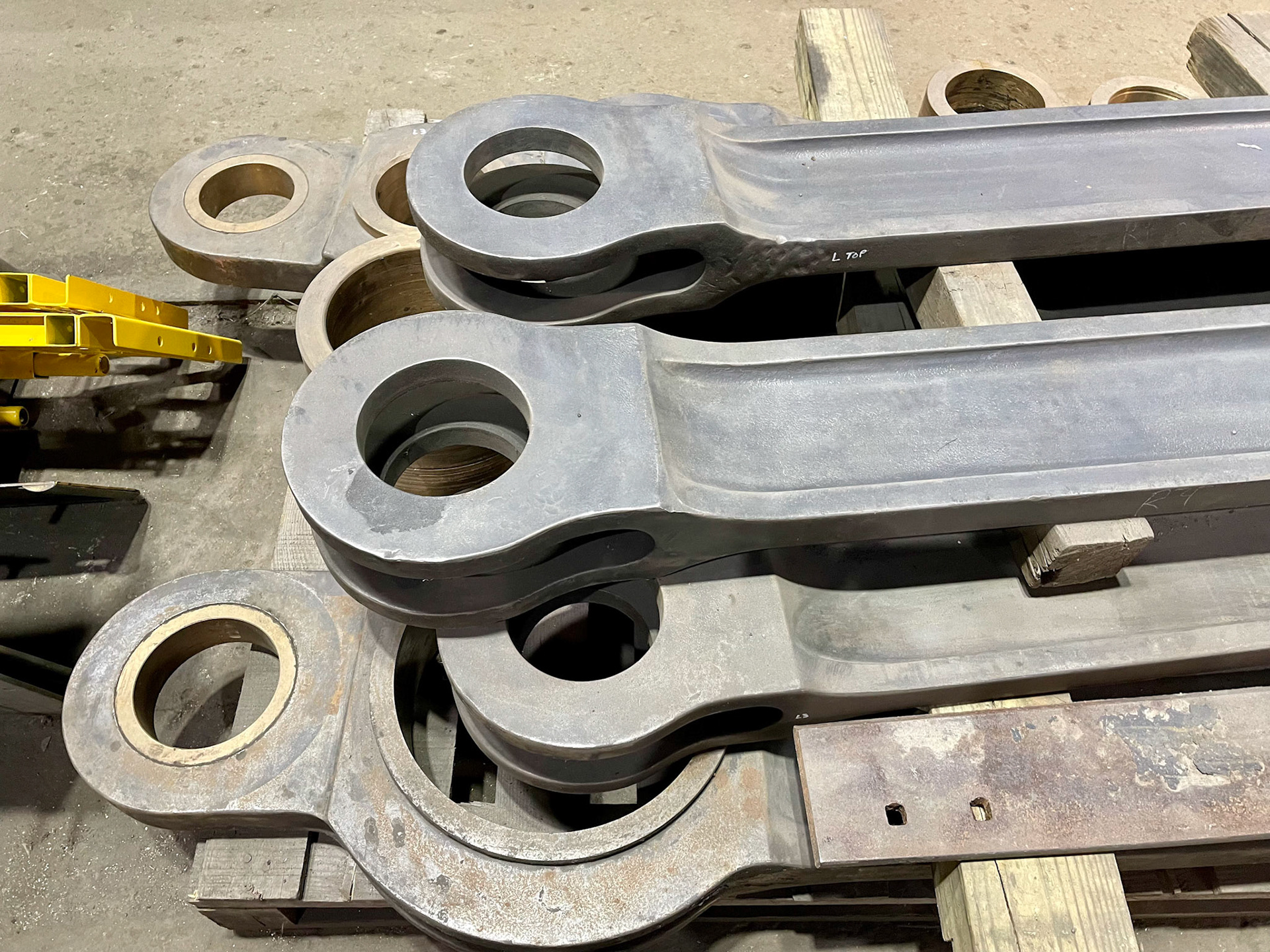 Driving rods at the Midwest Railway Preservation Society B&amp;O roundhouse in Cleveland o n Jan. 15, 2022.