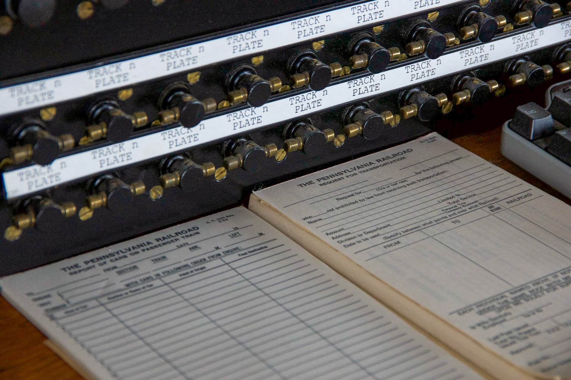 Paperwork - there was lots of paperwork!