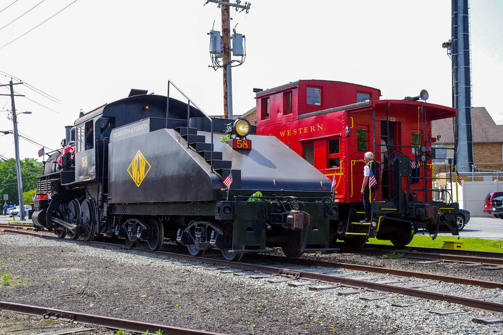 Riding the Wilmington & Western on May 25, 2019