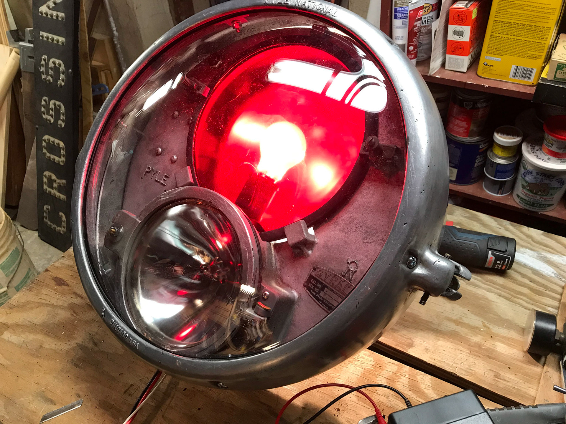 Assembled unit in housing