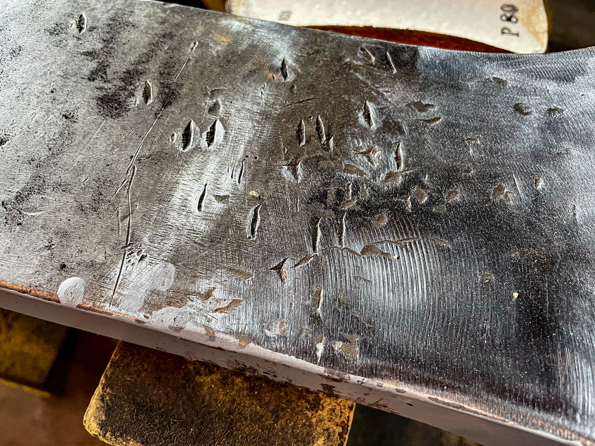 Metal takes a beating at the Age of Steam roundhouse, Jan. 13, 2022