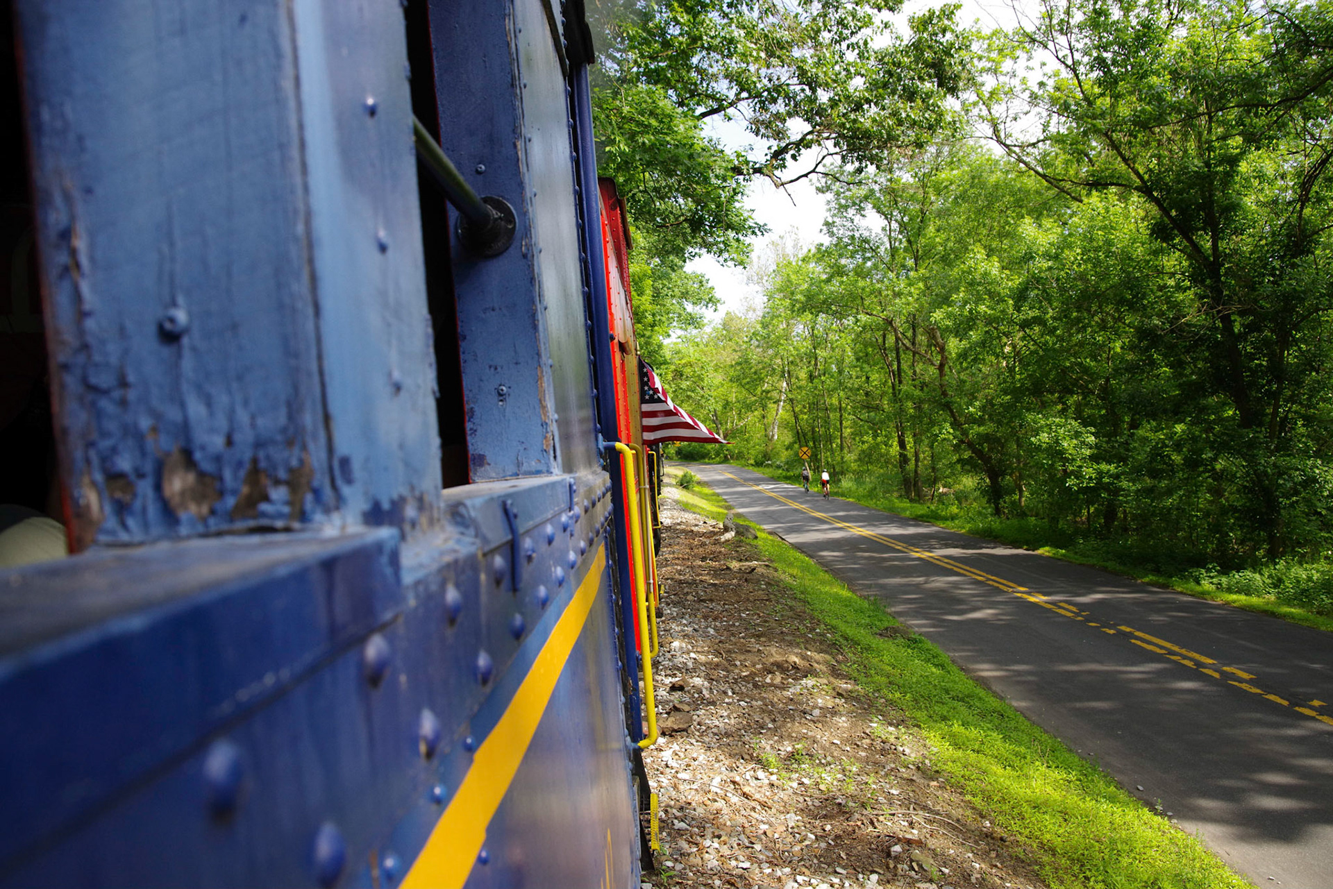 Riding the Wilmington & Western on May 25, 2019