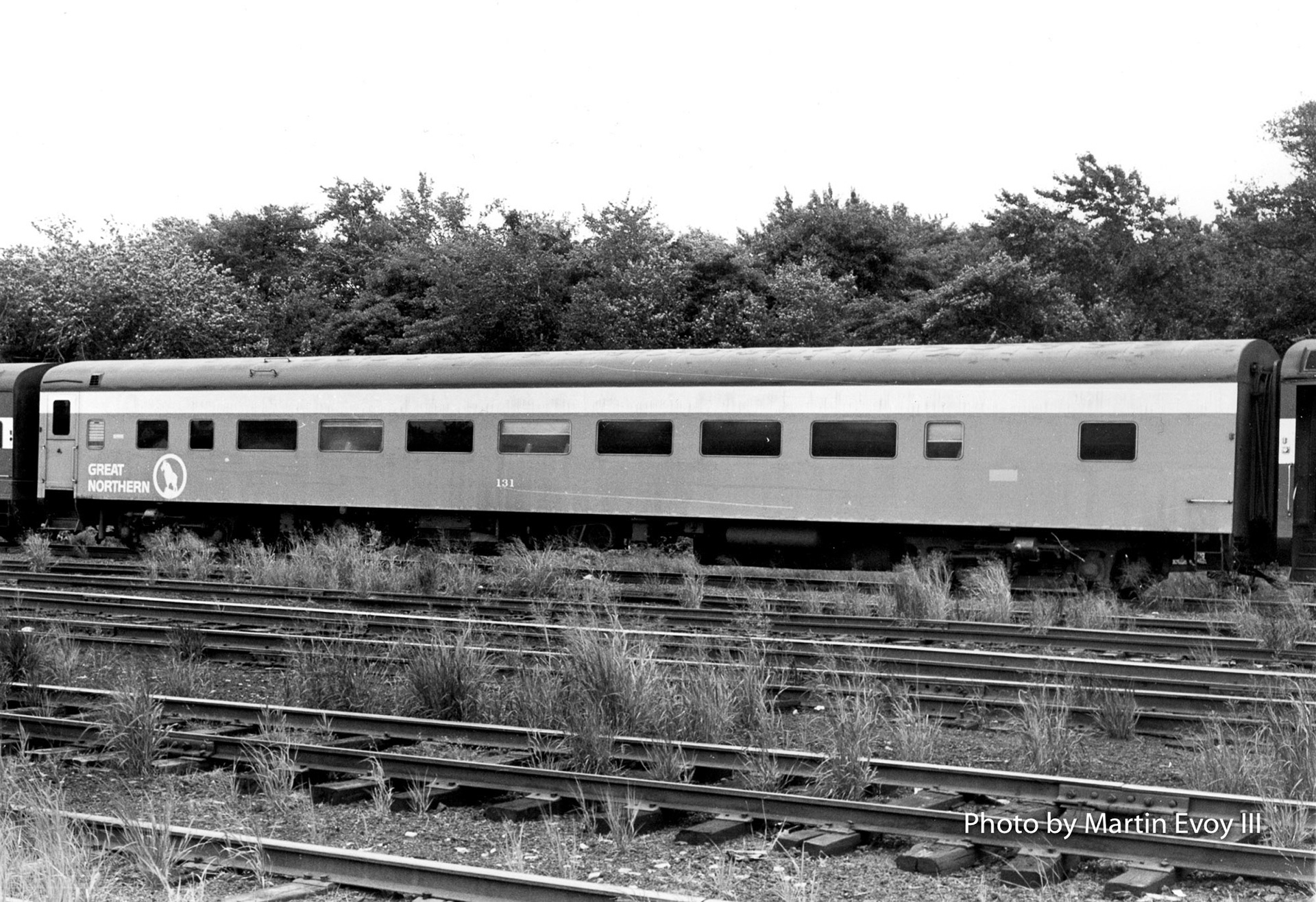 Former GN 1137 60-seat coach, NJT 131, left side.