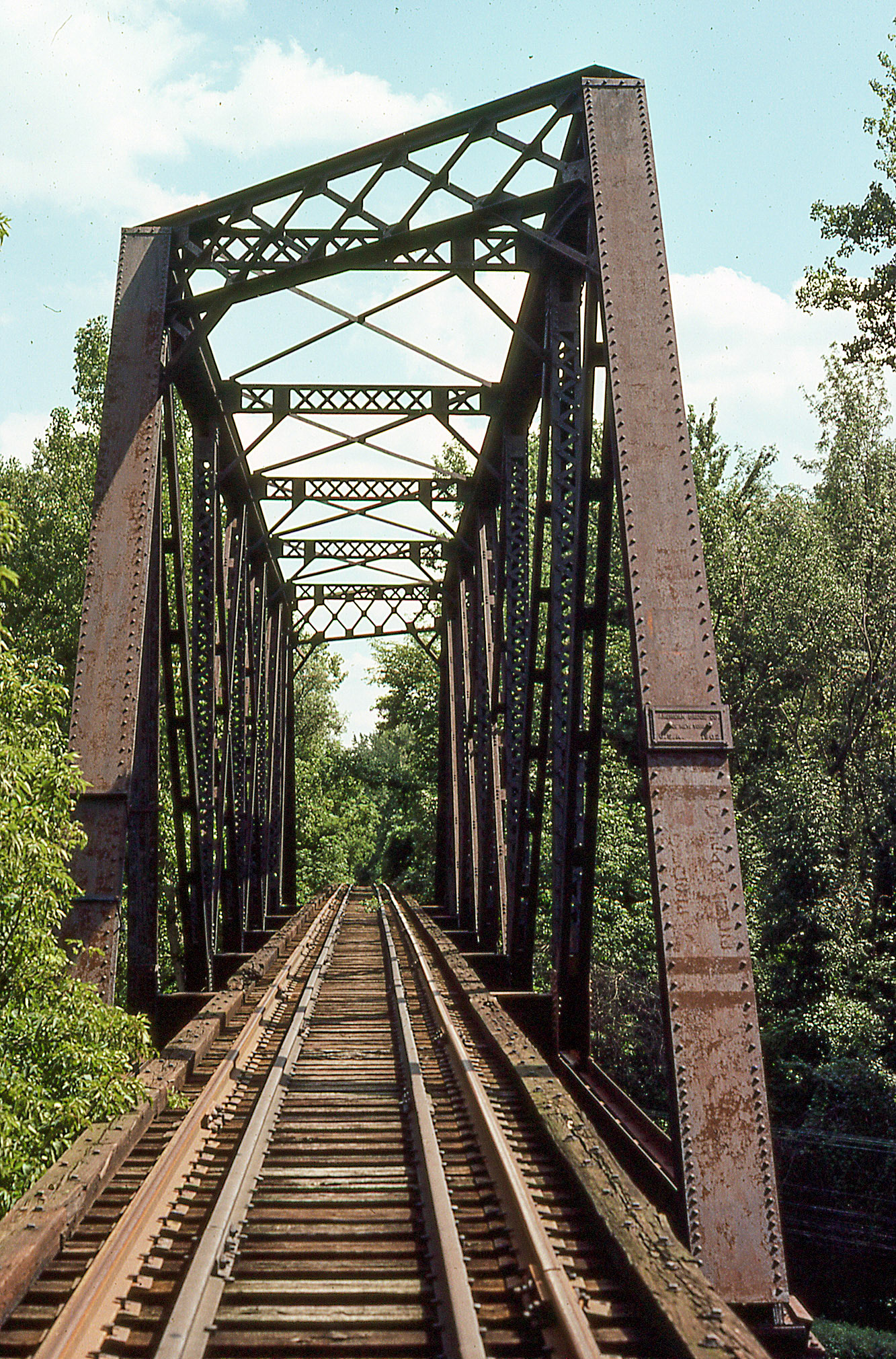 Marion branch bridge over CP 15, Newark, NY Aug. 12 1977.