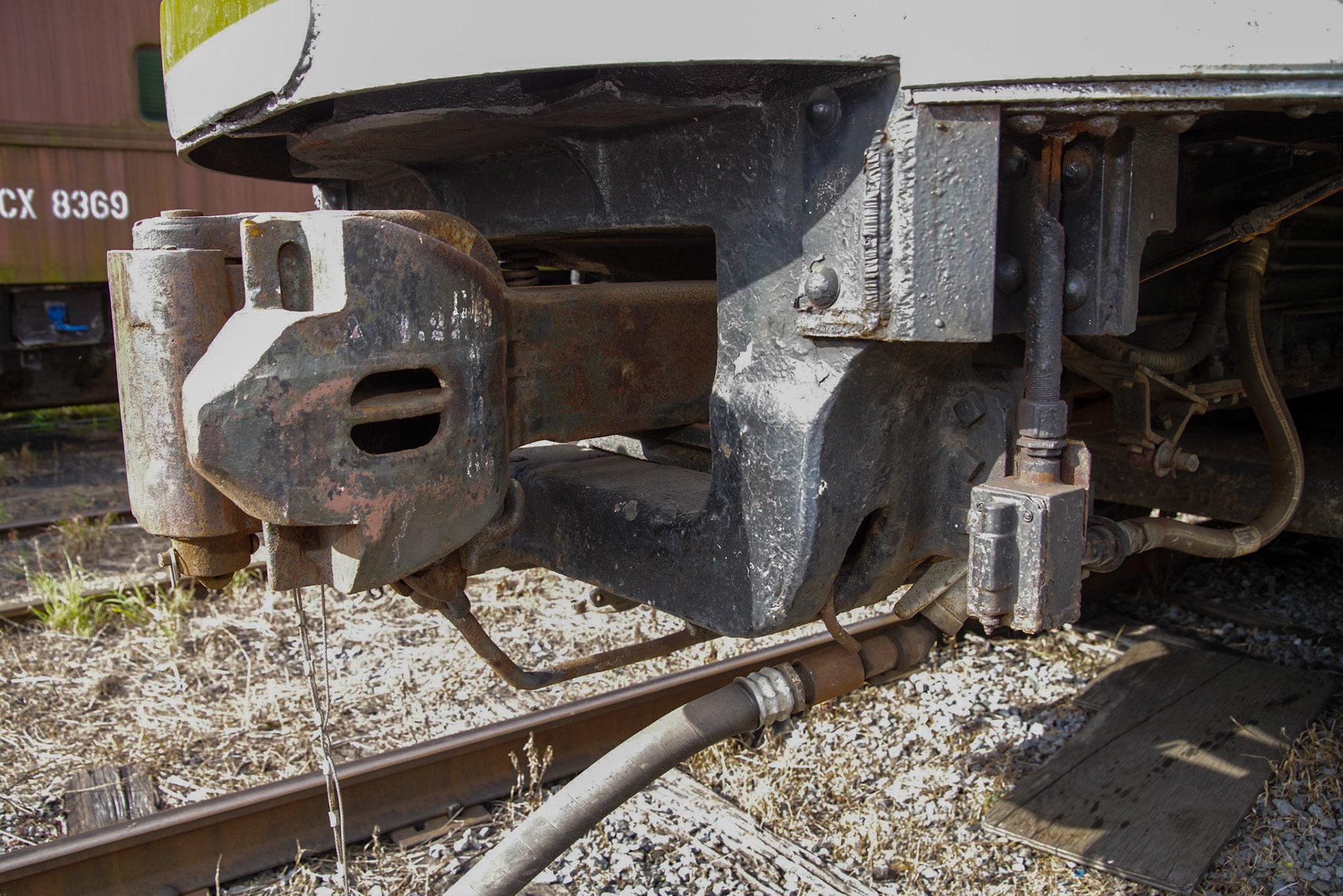 Emergency switch is inside a weatherproof enclosure with plunger actuator