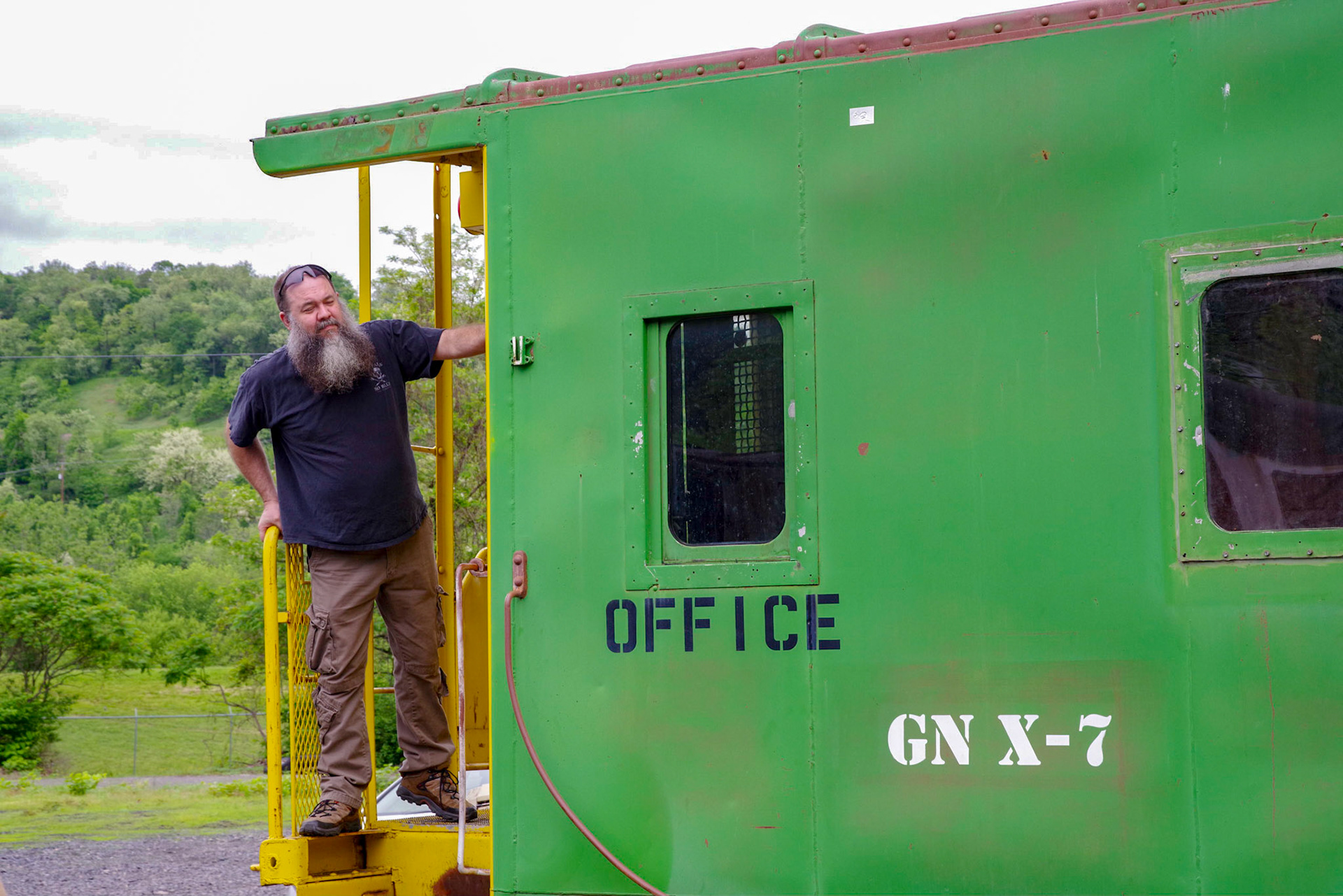 Mike waits for the highball