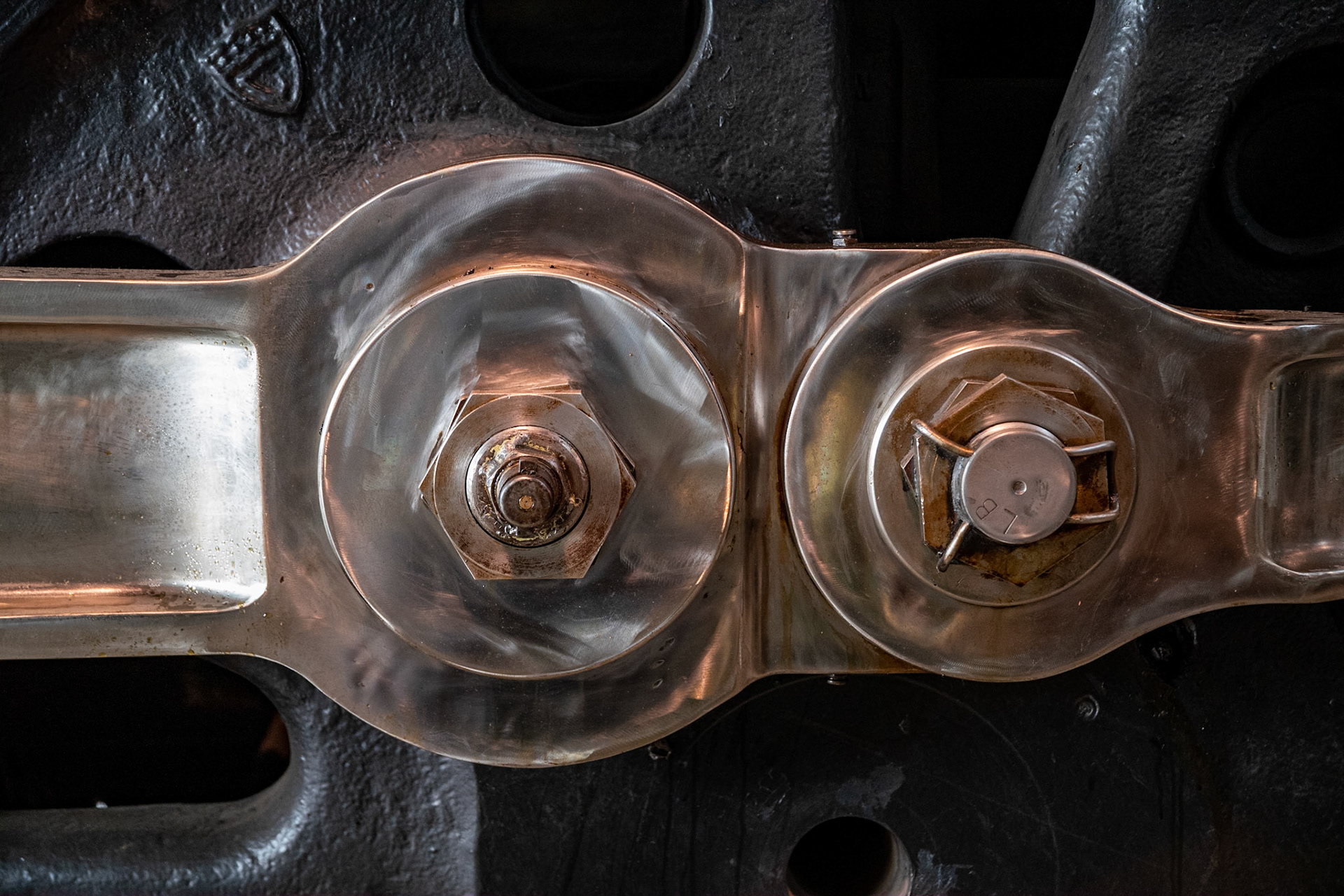 Grand Trunk Western 4-8-4 No. 6325 at the Age of Steam roundhouse, Jan. 13, 2022