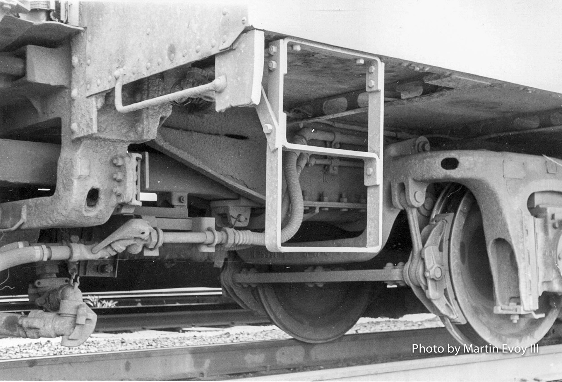 GN 1118 Right side truckPhoto taken 1/76 by Martin Evoy III