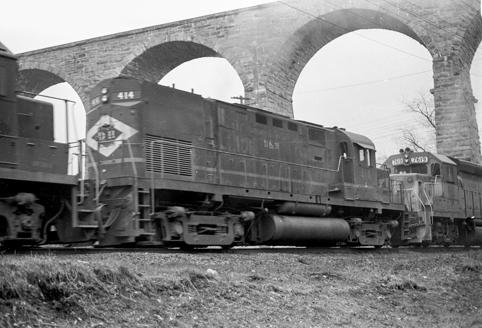 Trains by Jon Starrucca Viaduct, 1978
