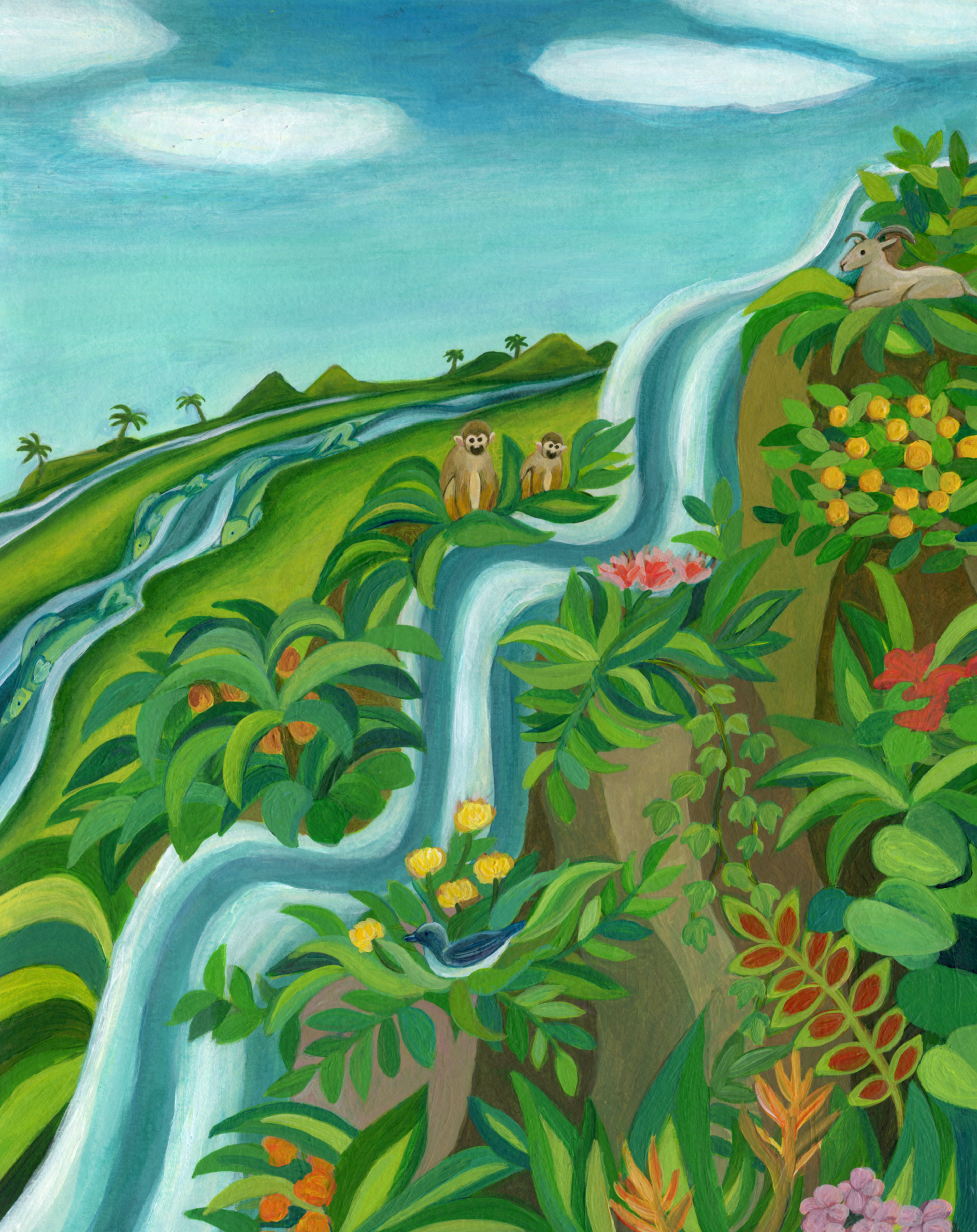 Tropical Waterfall 2021