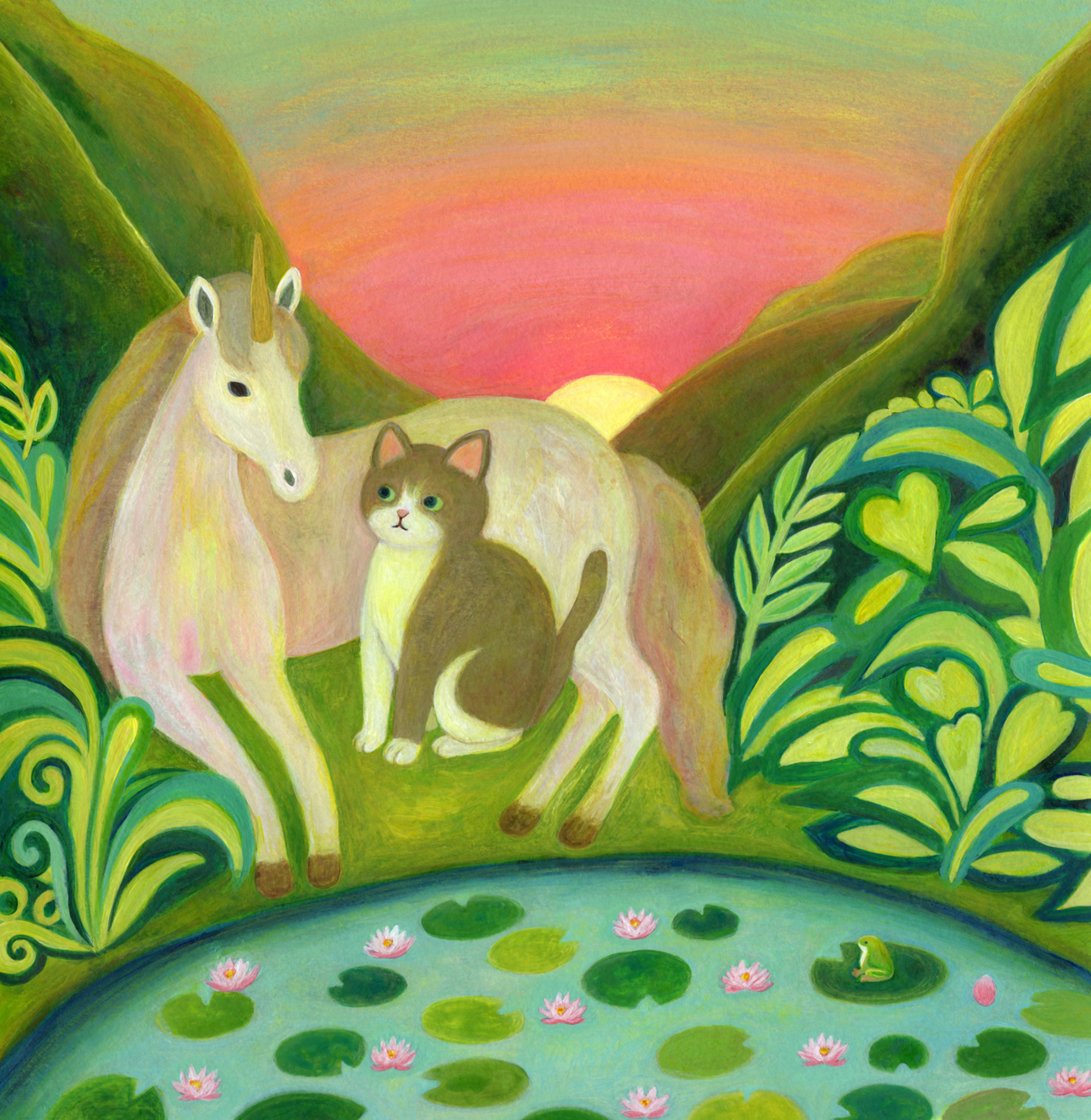 Peaceful Sunrise by the Pond 2024