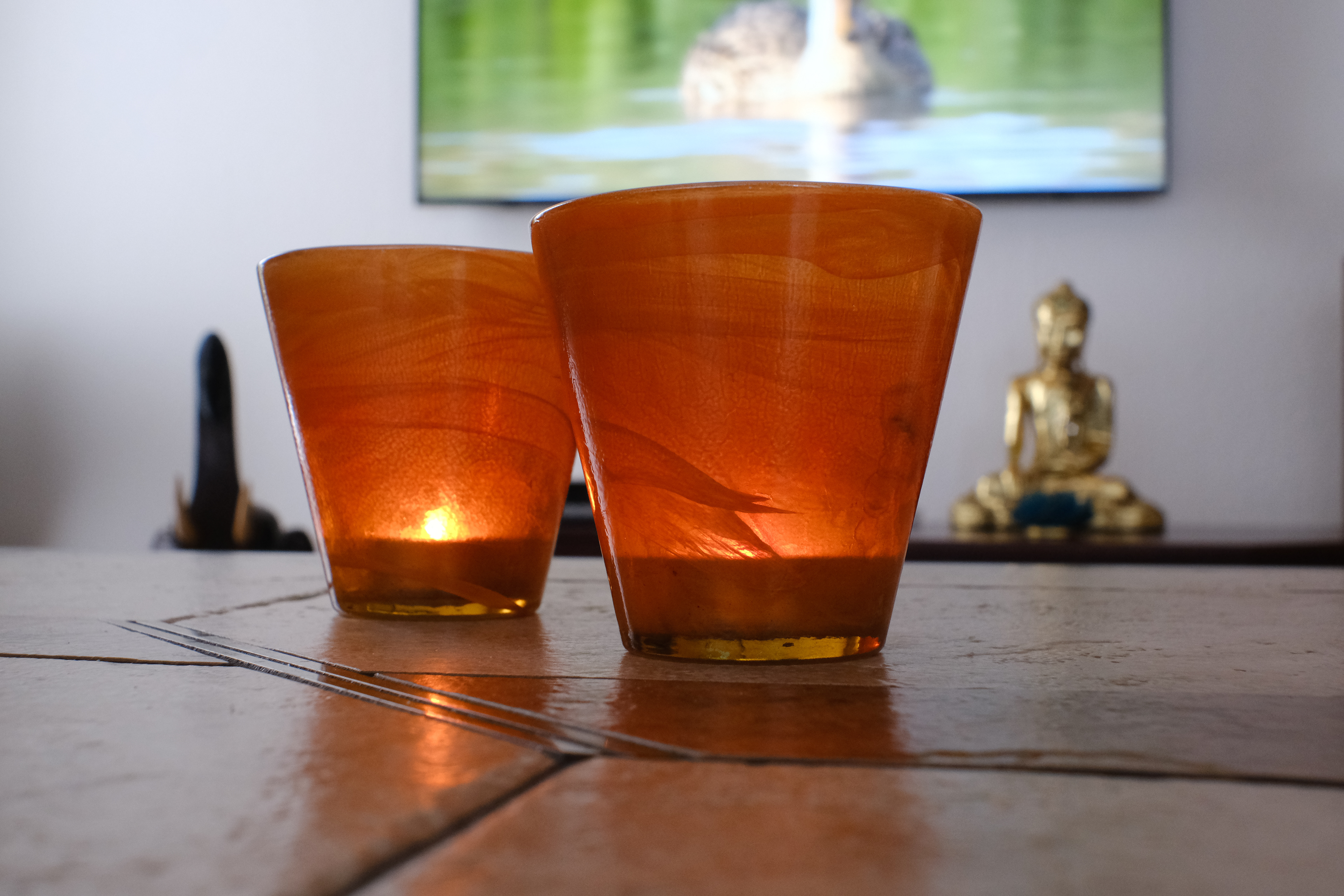 Tekst test gray box with white text