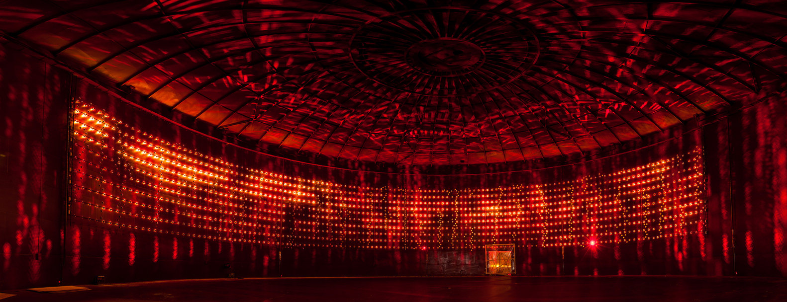 Figure 2.16: SILO486. Lighting Design Collective. https://lightartblog.wordpress.com/2013/06/13/silo-468-urban-light-art-piece-for-city-of-helsinki/