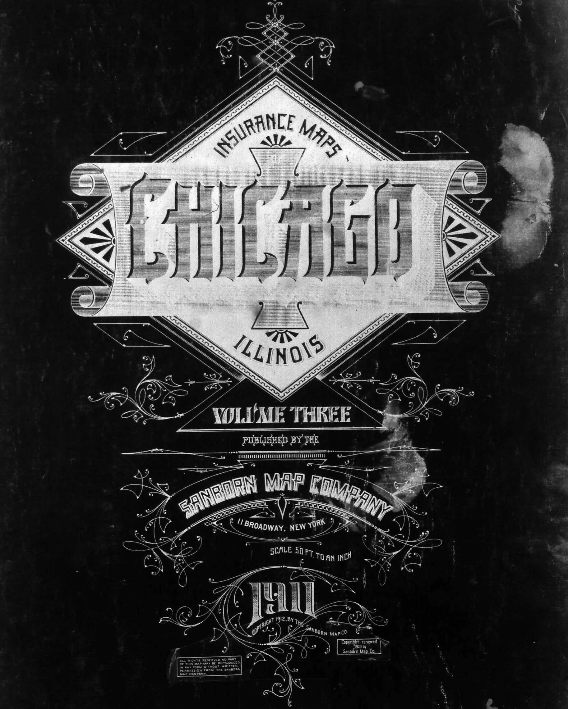 Figure 1.6: Page 1. Film. Sanborn Map Company. Chicago, IL, 1911.