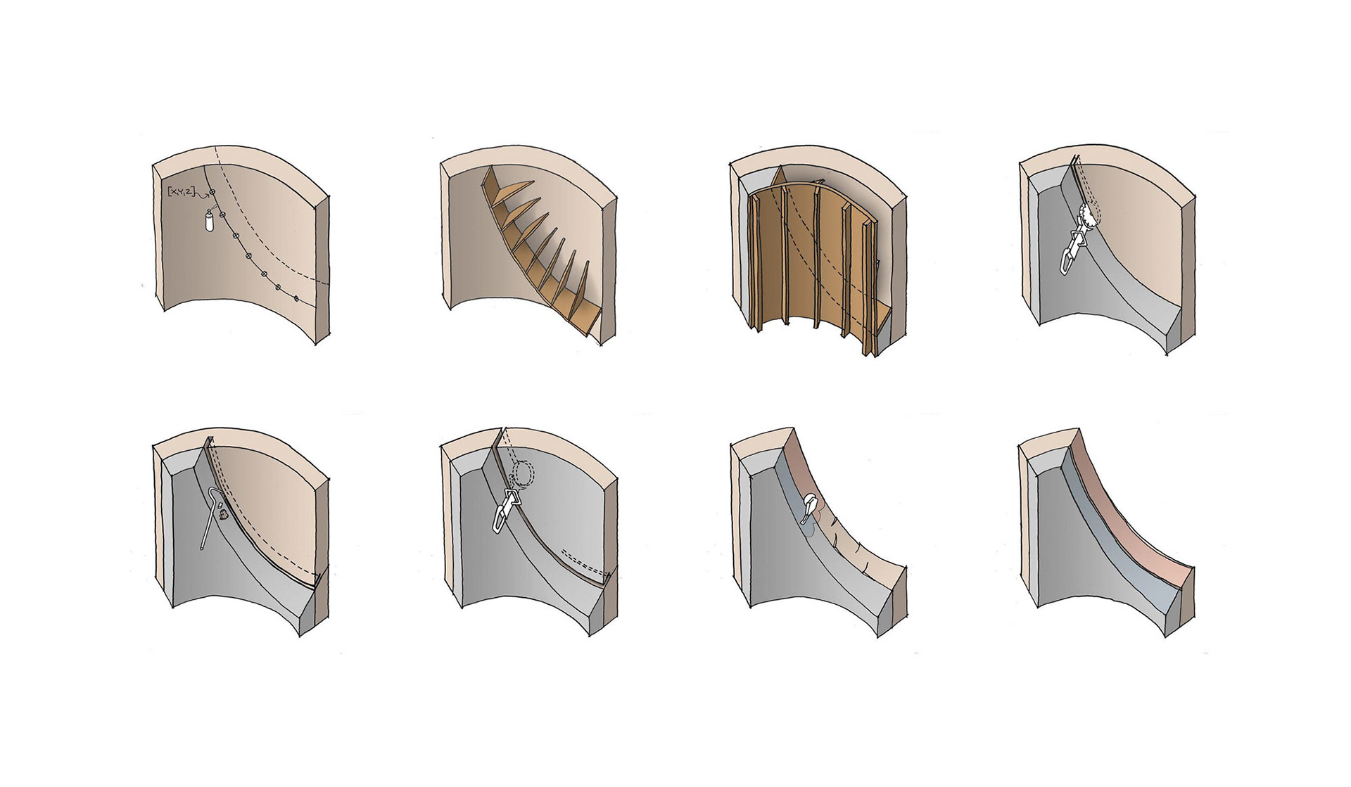 Figure 2.4: Carve Process. Heatherwick Studio. N/A. https://www.heatherwick.com/projects/buildings/zeitz-mocaa/