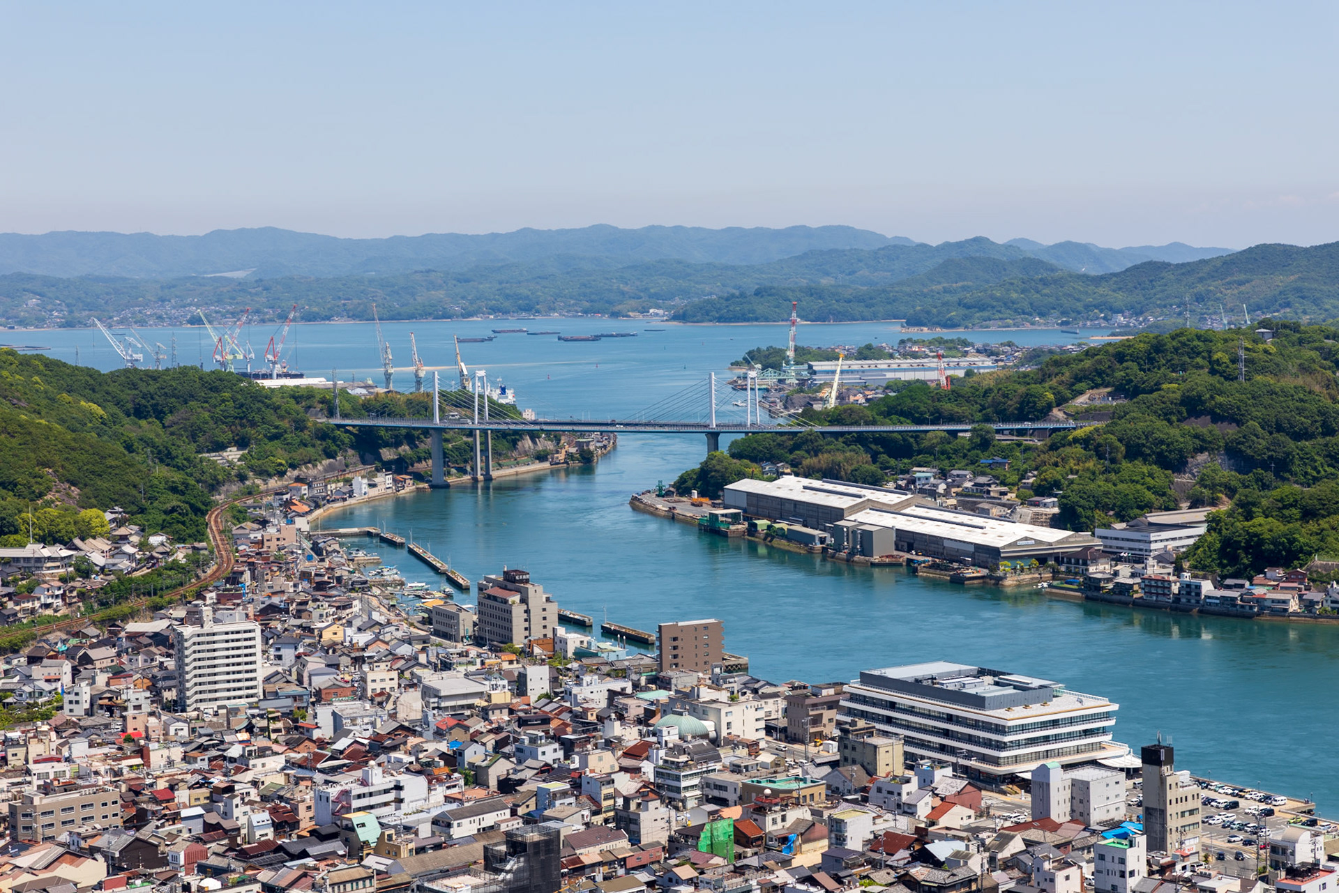 View from the top of the ropeway