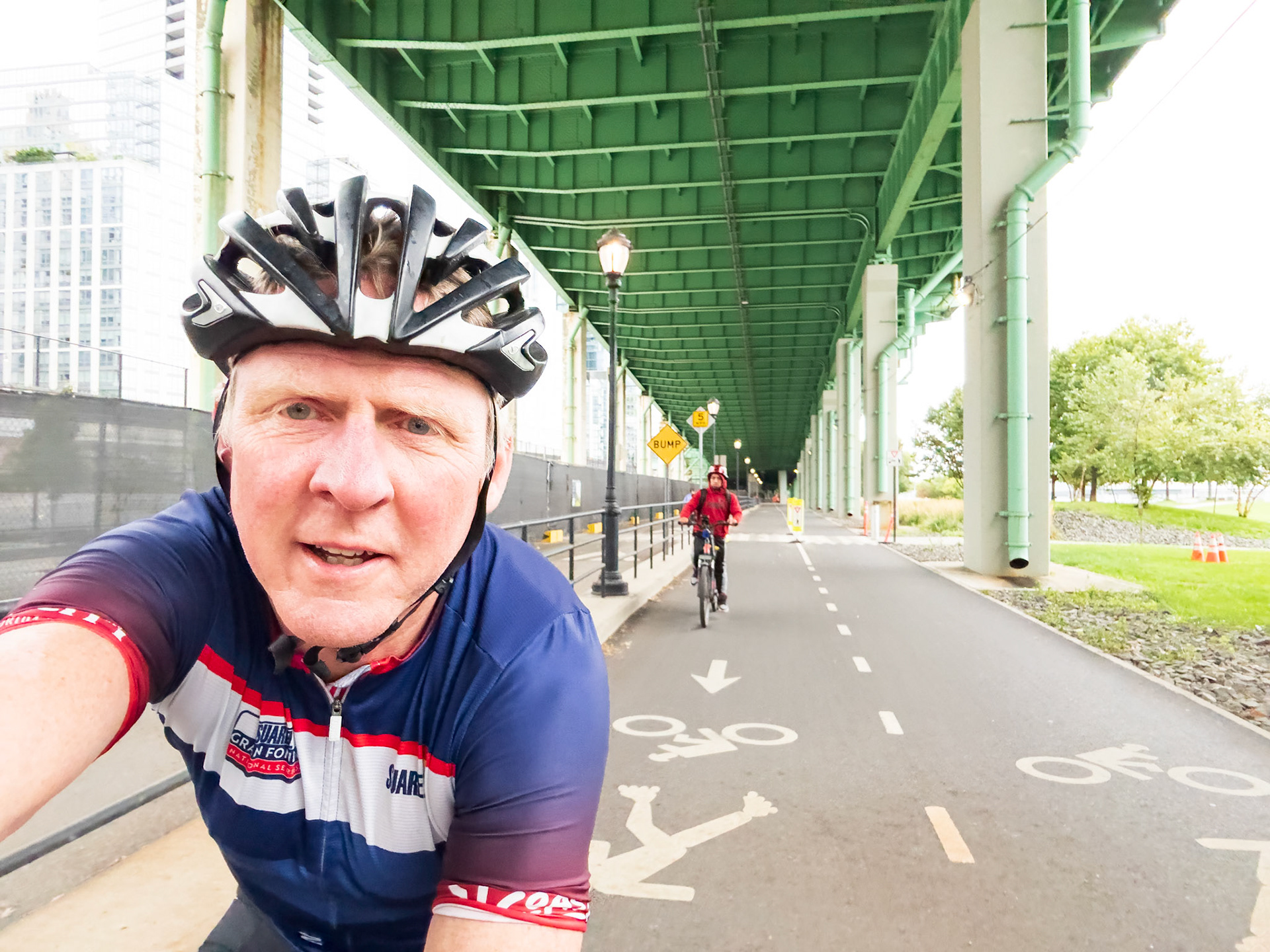 Happy to be on my way