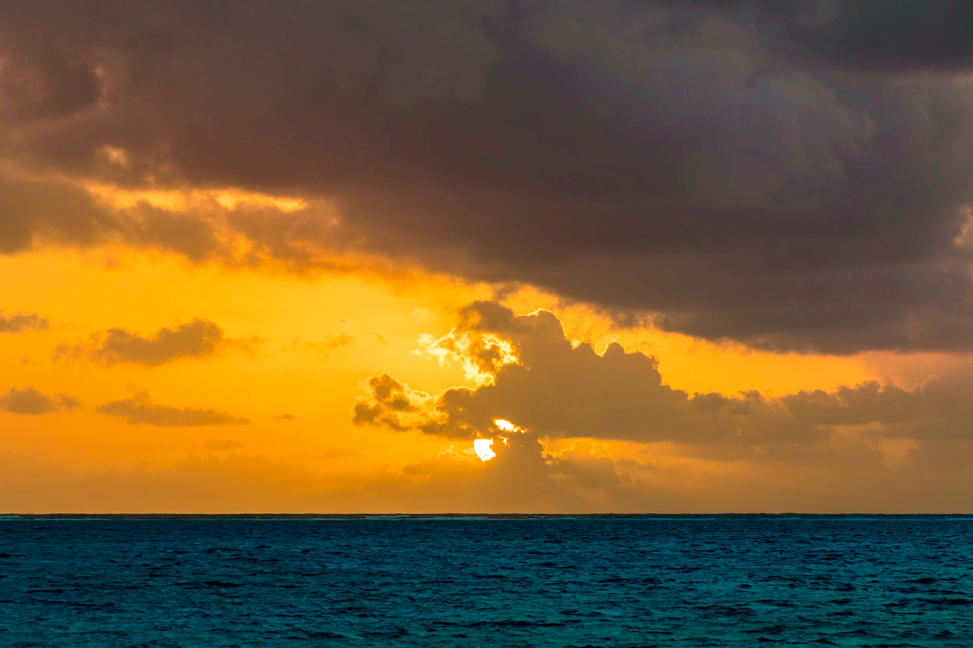 Sunrise in Belize