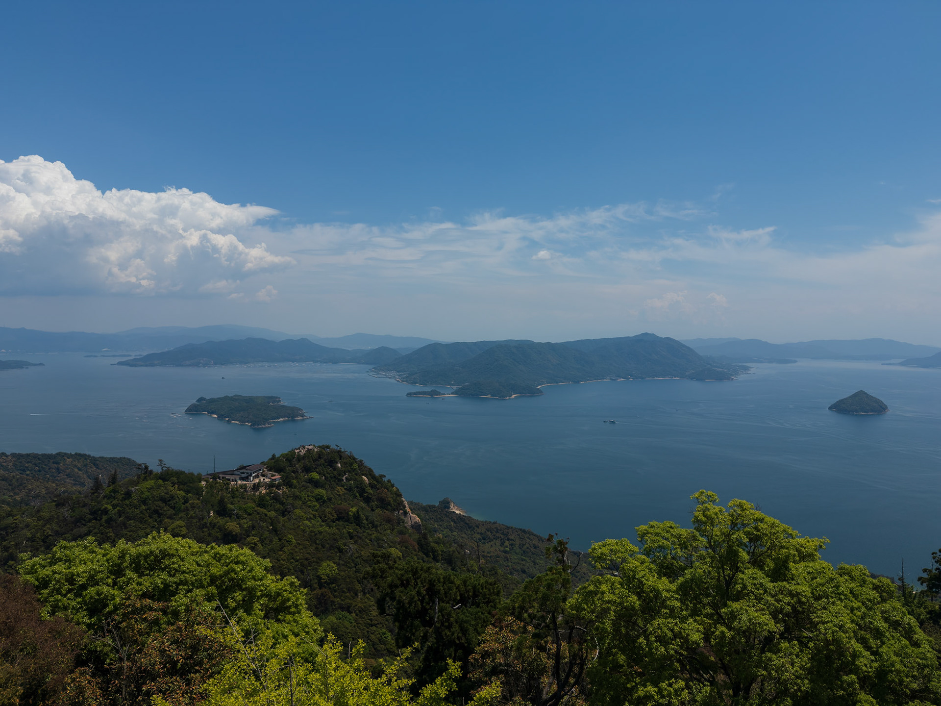 View from the summit of Mt. Misen