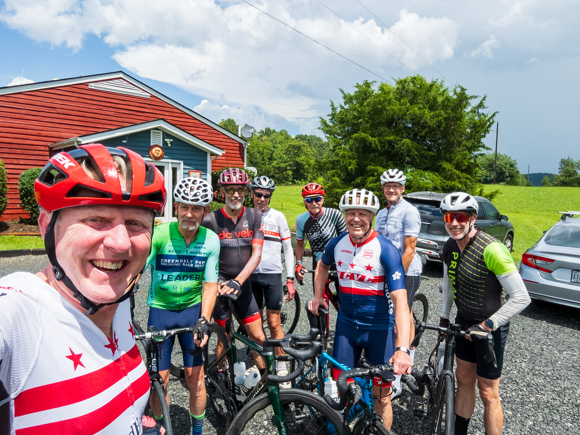 Kicking off our 4 days of riding