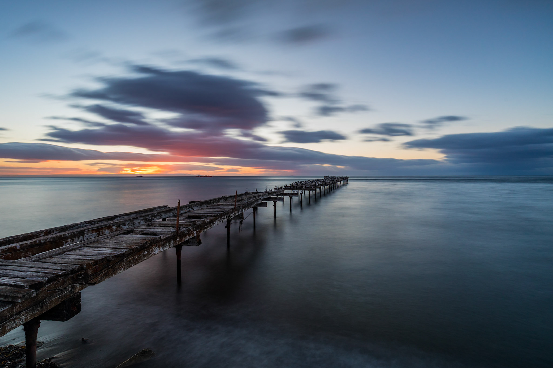 Sunrise in Punta Arenas