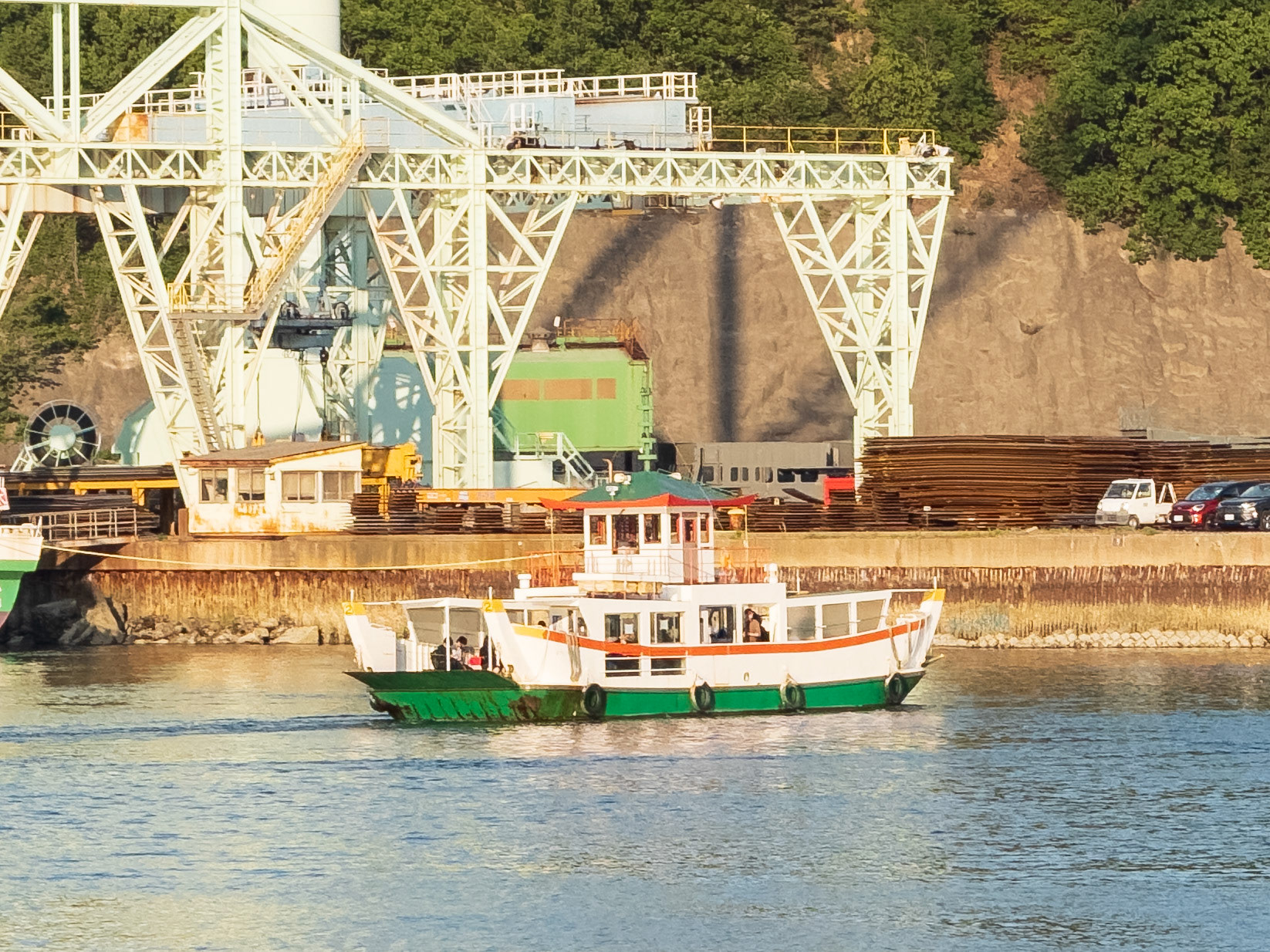 Our ferry to the start of the ride