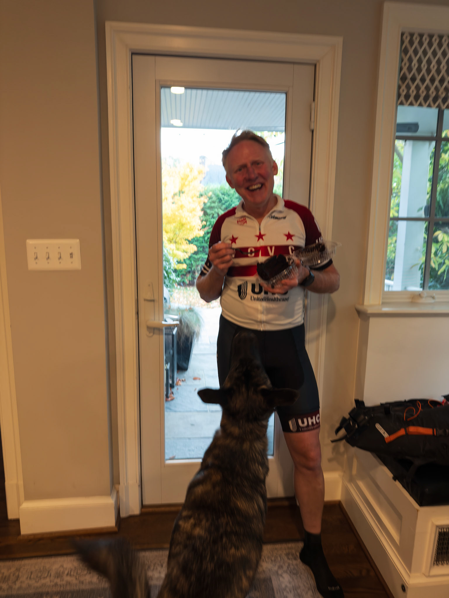 Post ride celebratory cake