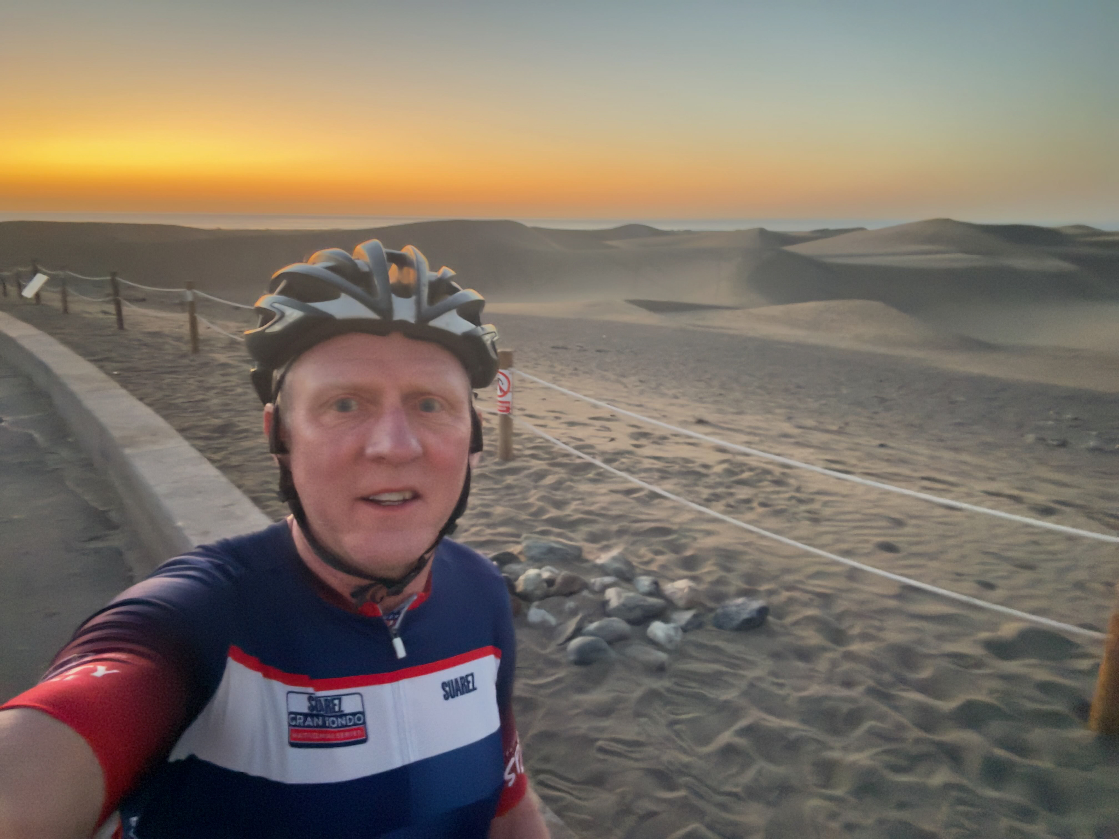 Starting out before the sun has risen