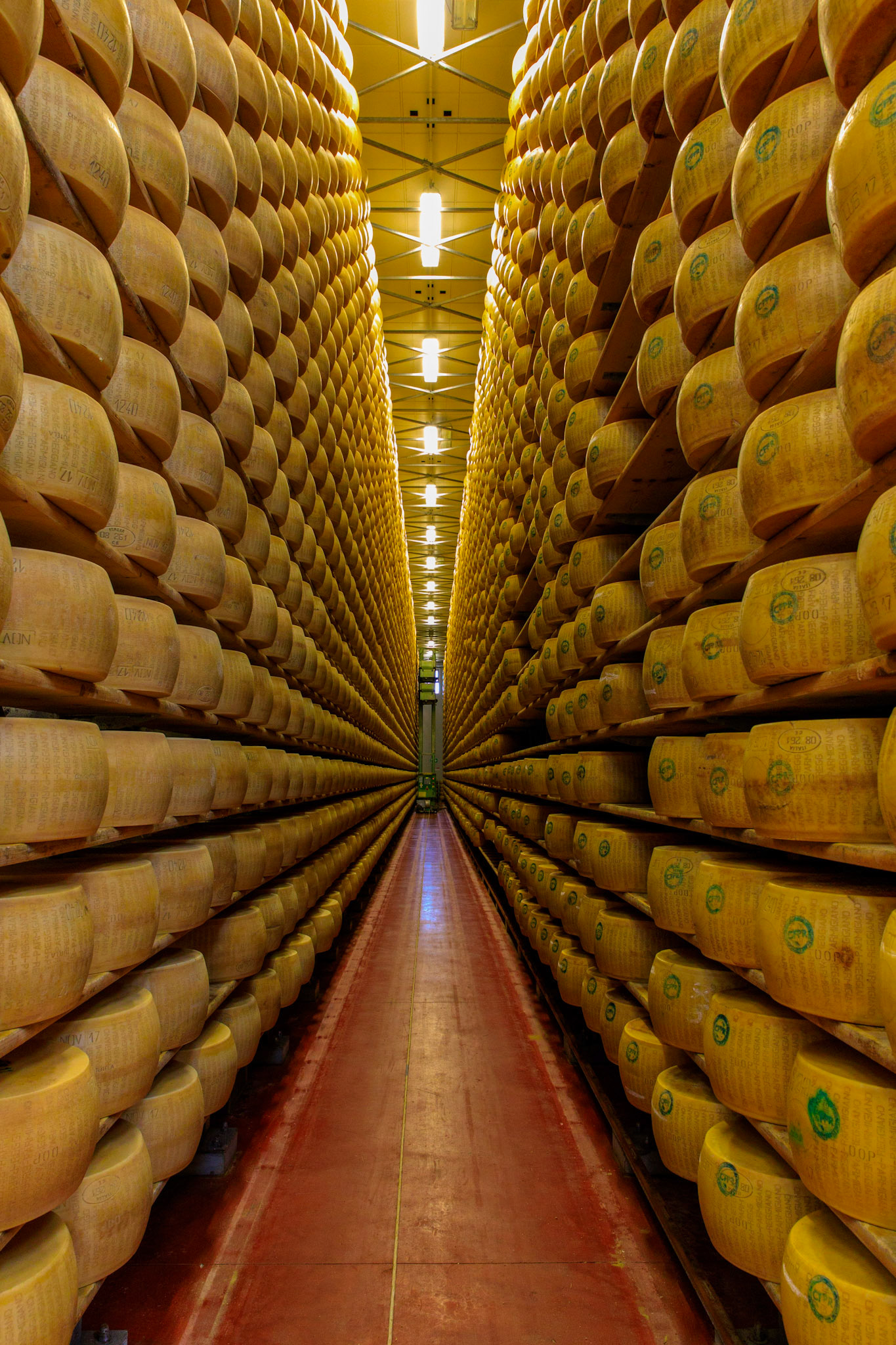 Aging cheese