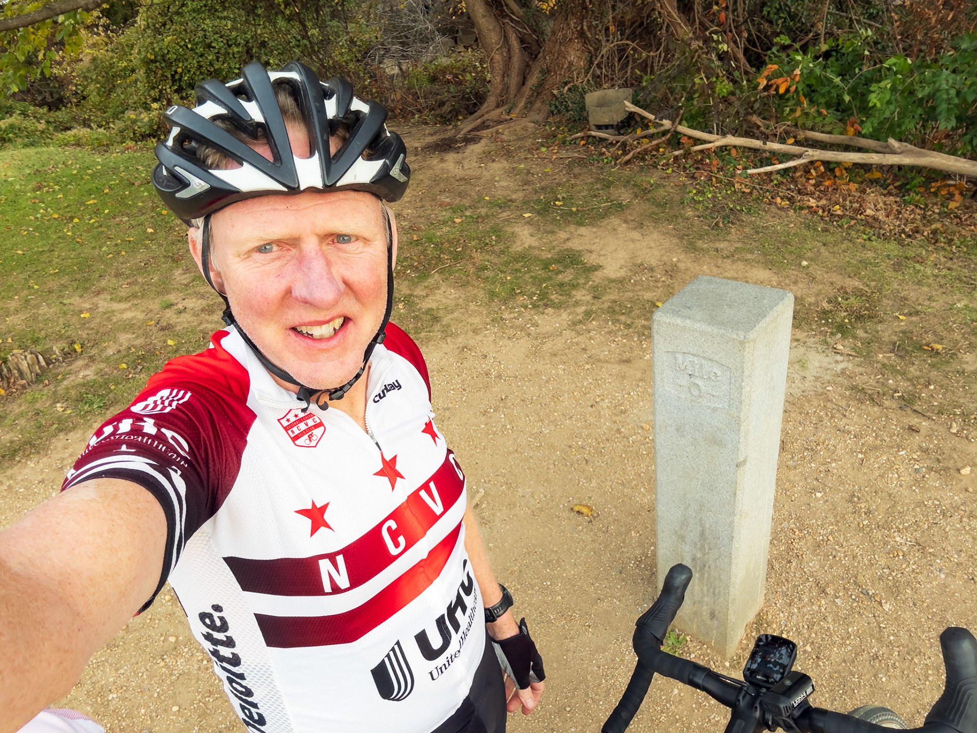 Mile 0 of the C&O Towpath in Georgetown, DC