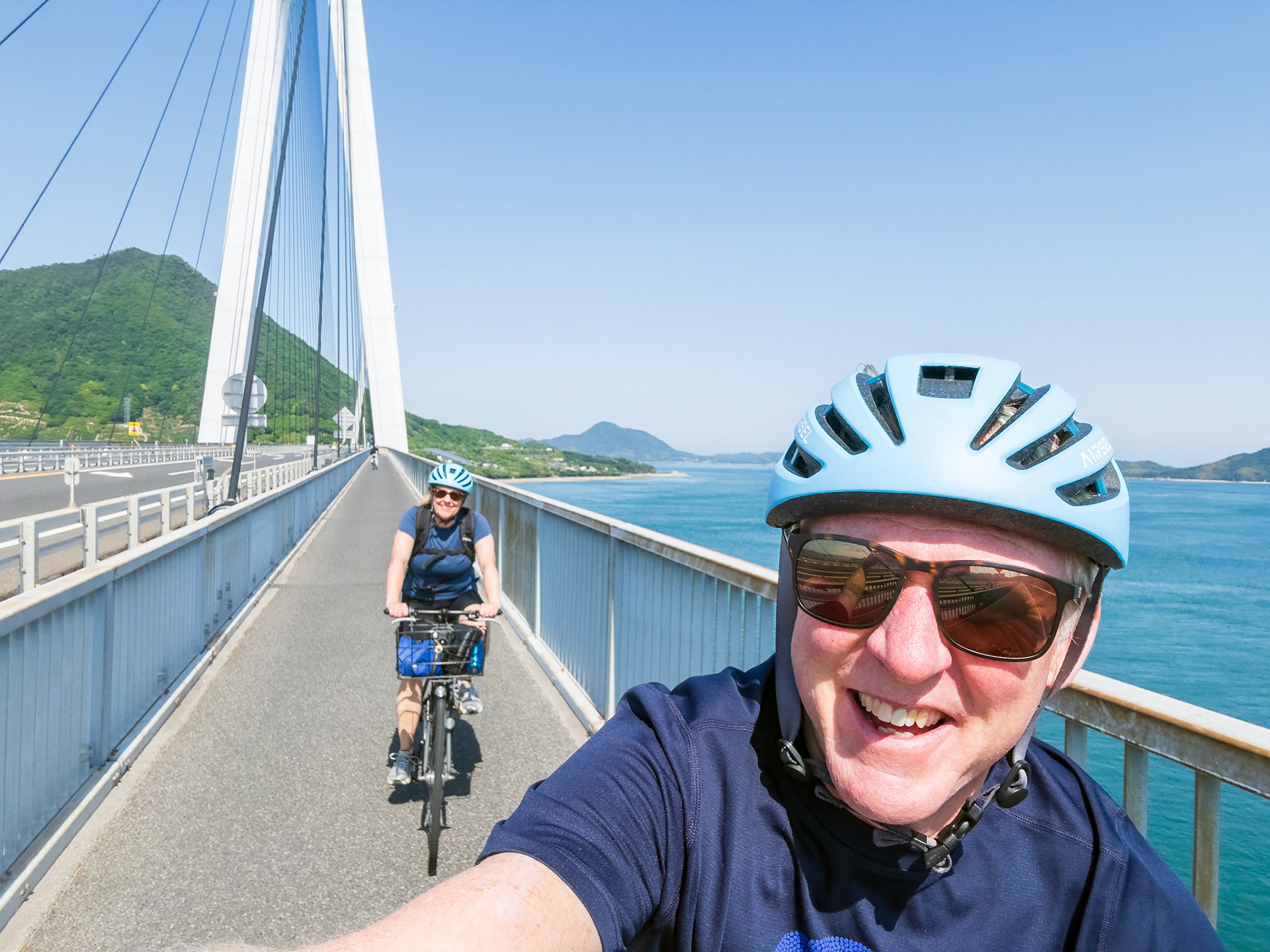 Riding across Bridge 2