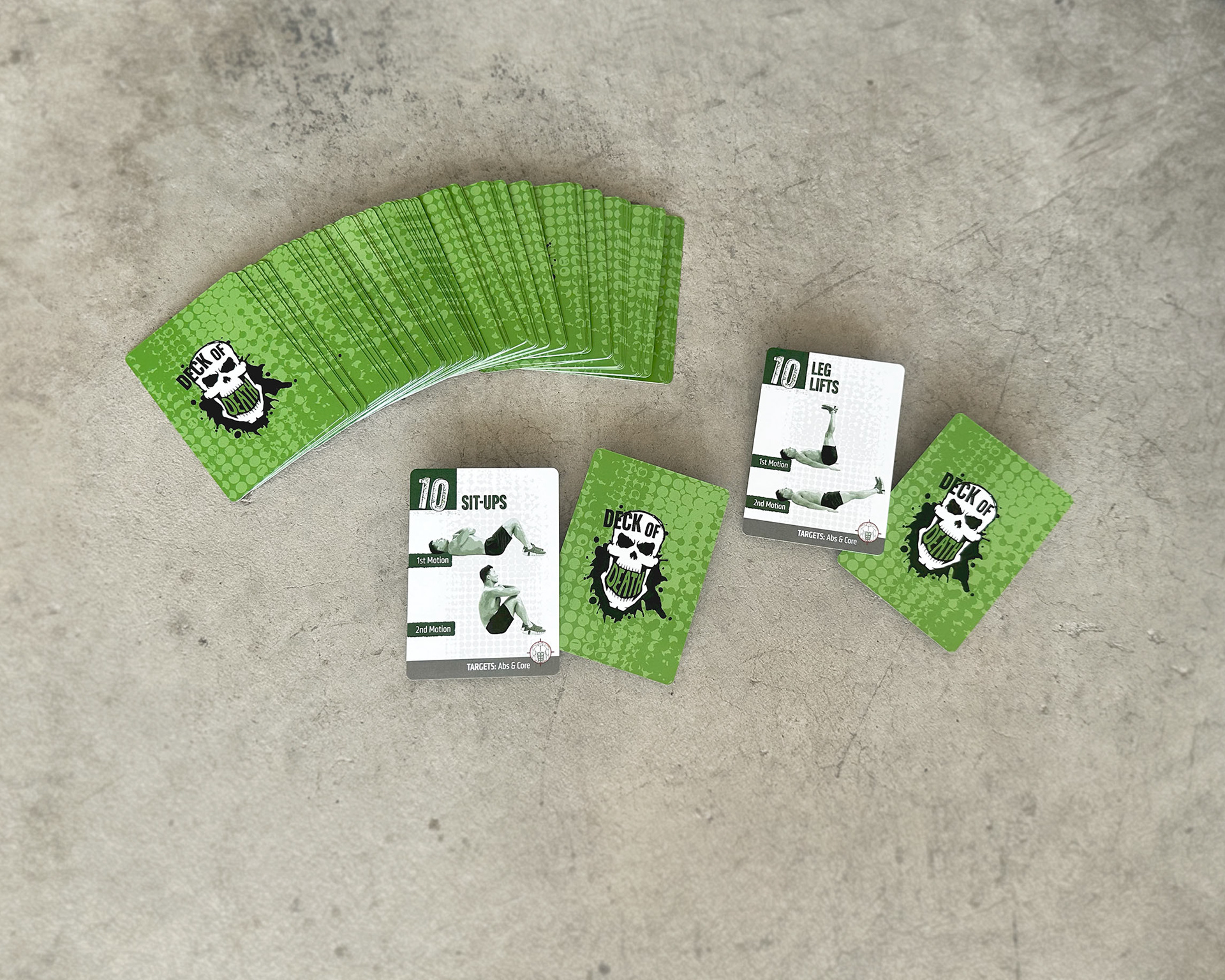 Green Core/Cardio deck has eleven movements.