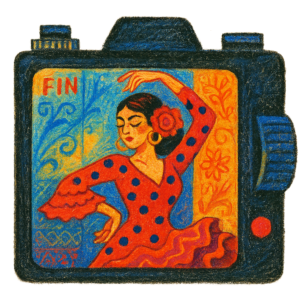 Final Frame – A flamenco frozen in time, yet still pulsing with rhythm and fire.