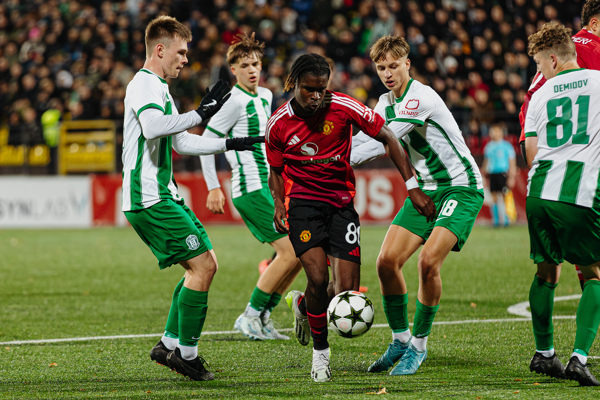 UEFA YOUTH LEAGUE: FK ŽALGIRIS - MANCHESTER UNITED  2024 10 23