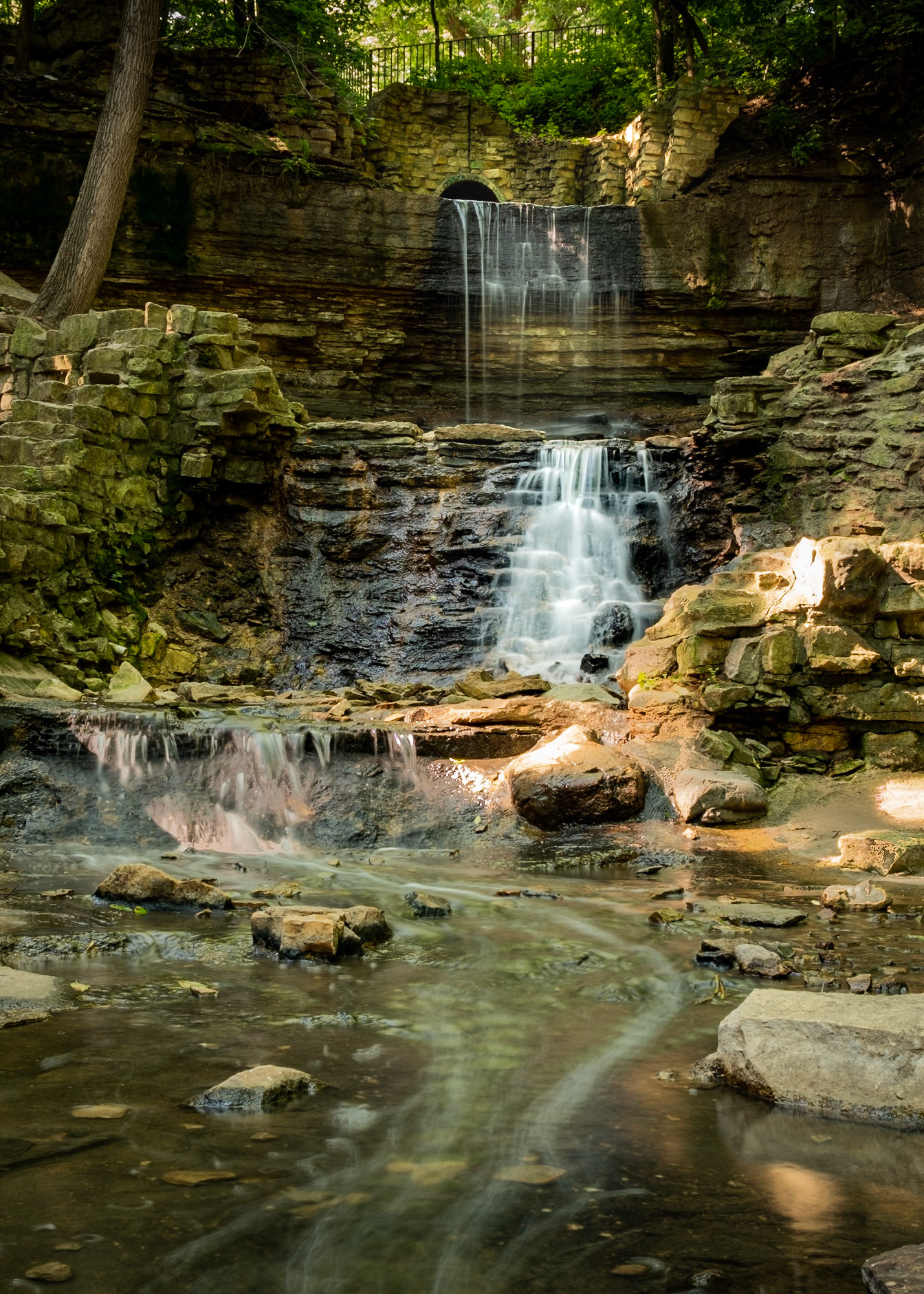 It may have taken me a few attempts to find this place in the summer, and after hearing how it wasn't much more than a trickle or wasn't findable by others walking the park, it made it that much more fulfilling to enjoy.