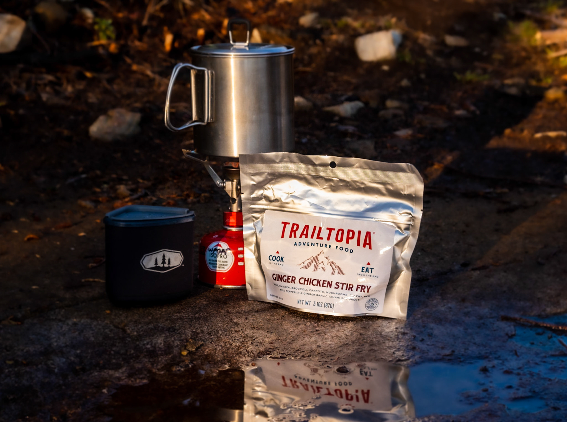 Another great dinner supplied by Trailtopia