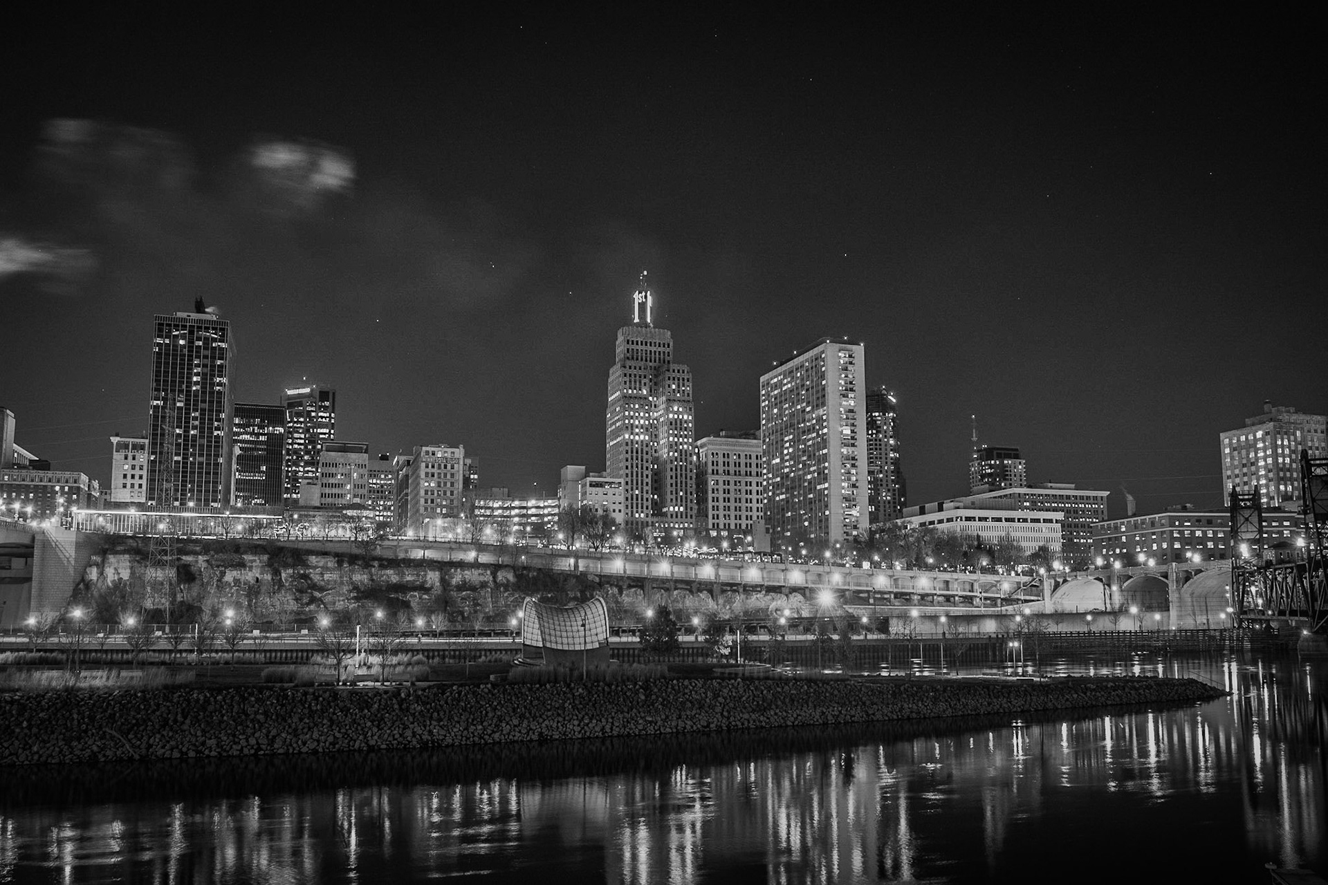 St. Paul. A nice view from the river.