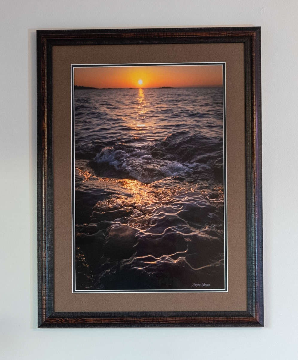 Fire and Ice - Measures 22.5 x 30  Price: $385.00