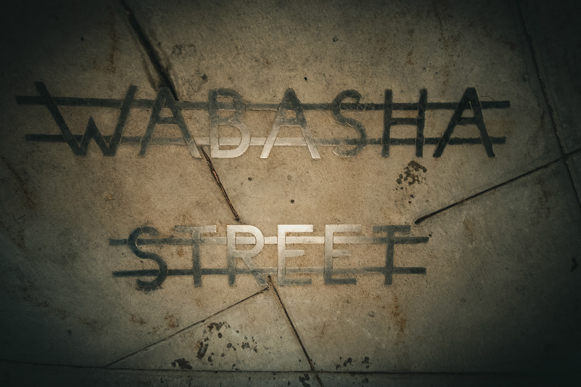 It's crazy to think that such detail went into the sidewalk at a street corner.