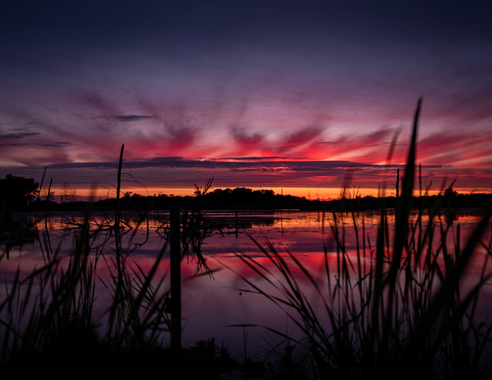 Chasing the light- Watching the colors fade to black.