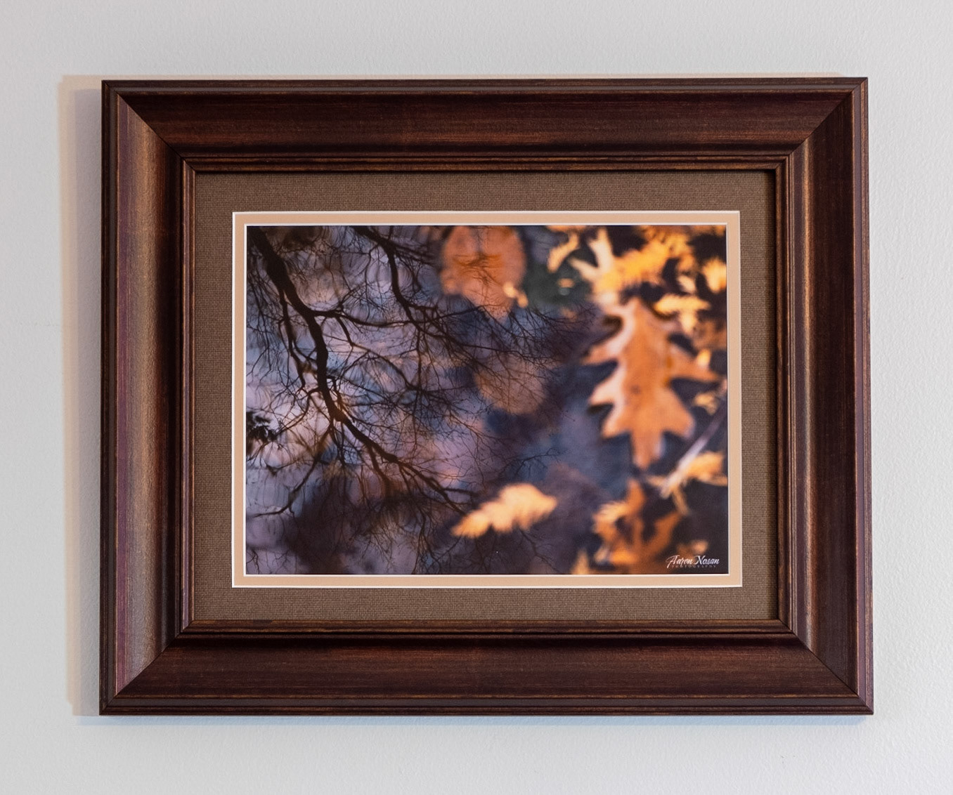 Autumn Reflections - Measures 18 x 15 Price: $360.00