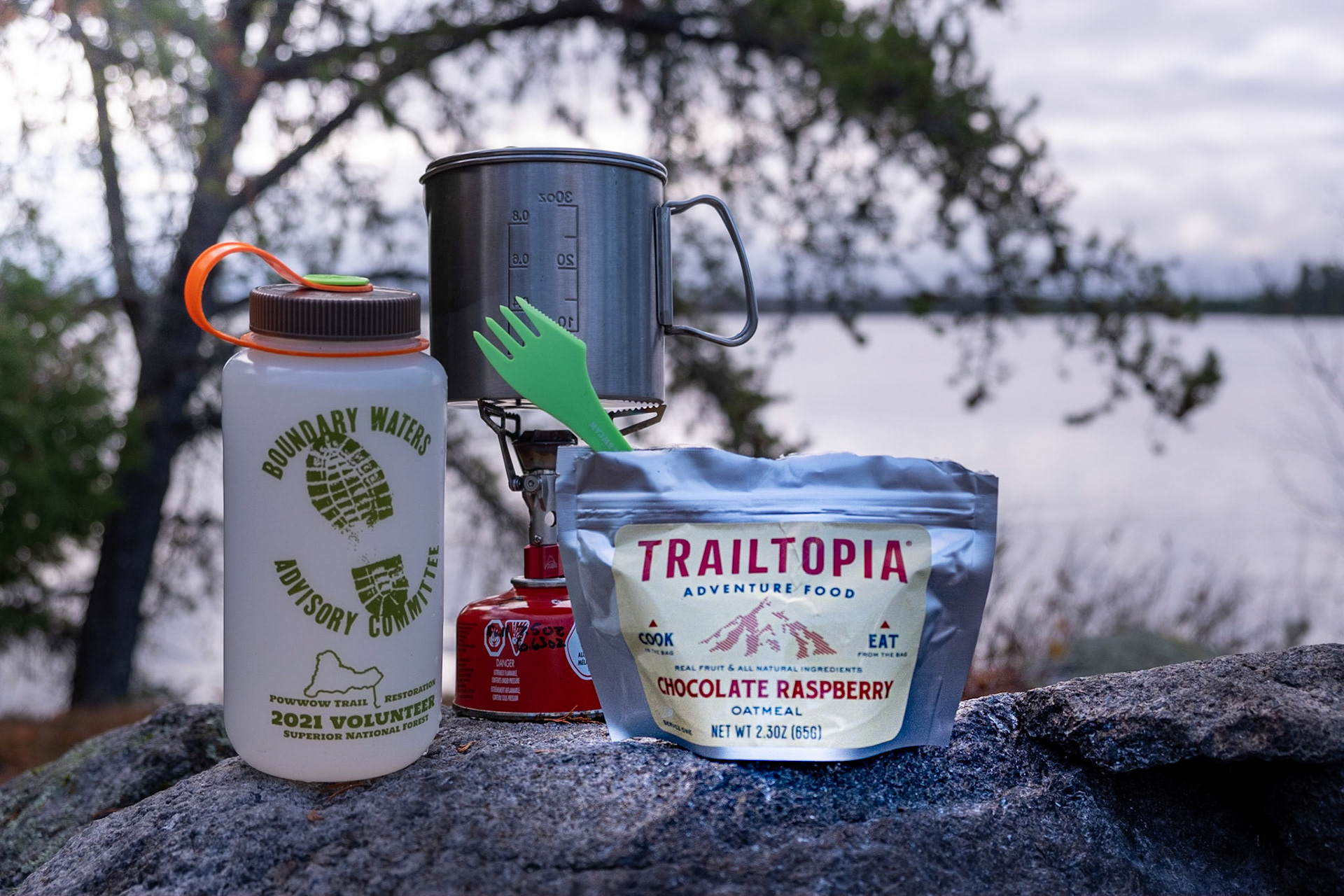 Nothing wrong with a little chocolate oatmeal for a relaxing breakfast as I watch the day wake up.