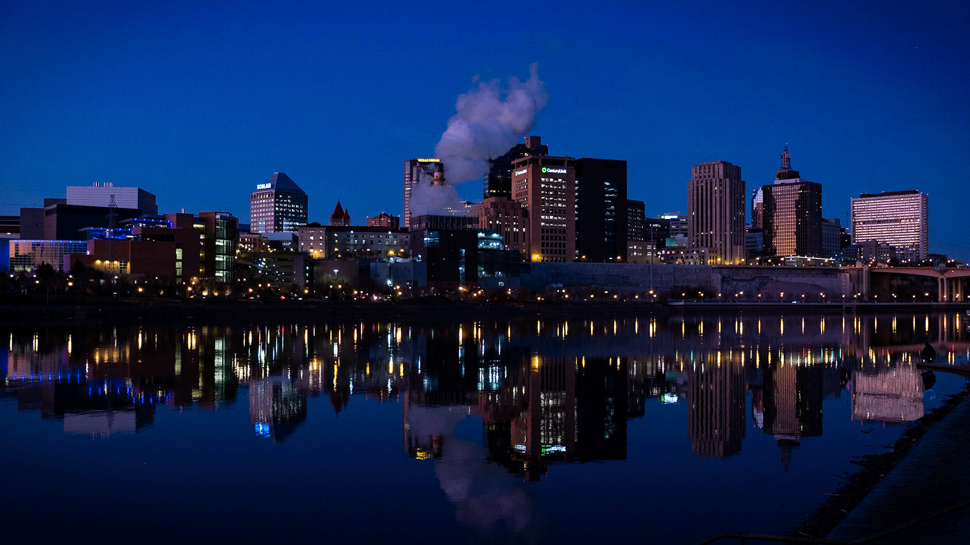 The winter evening sets in as the days warmth blows away faster than the setting sun.