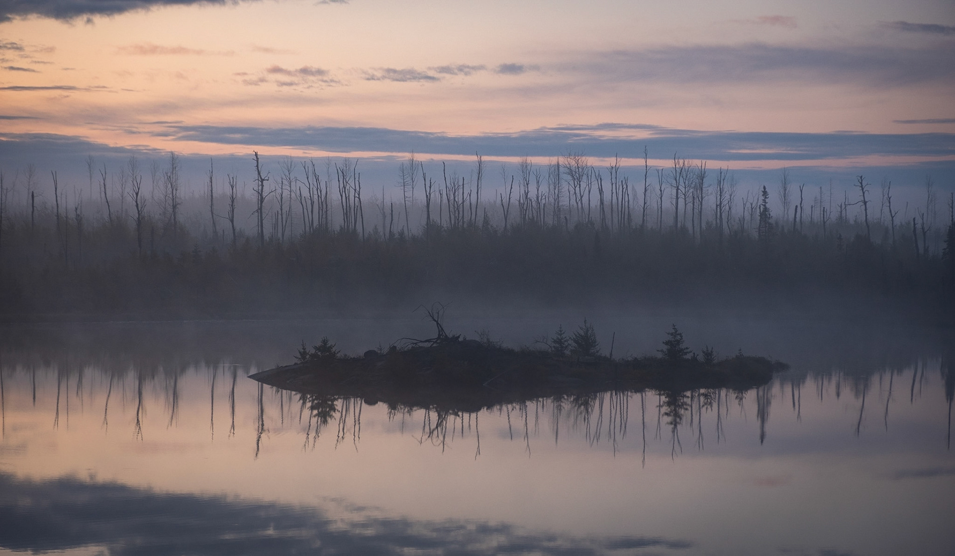 Hike Out - Just before sunrise - Good morning Mirror Lake